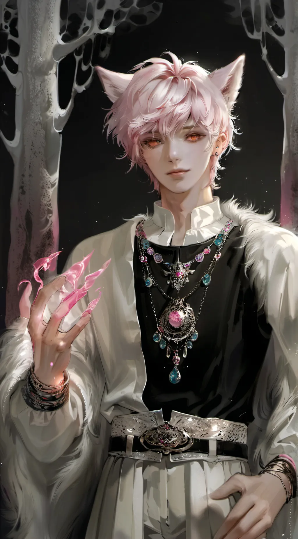 ai character: Aimir  background