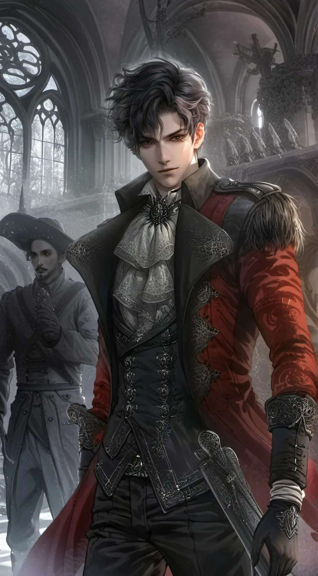 ai character: Freddie  background