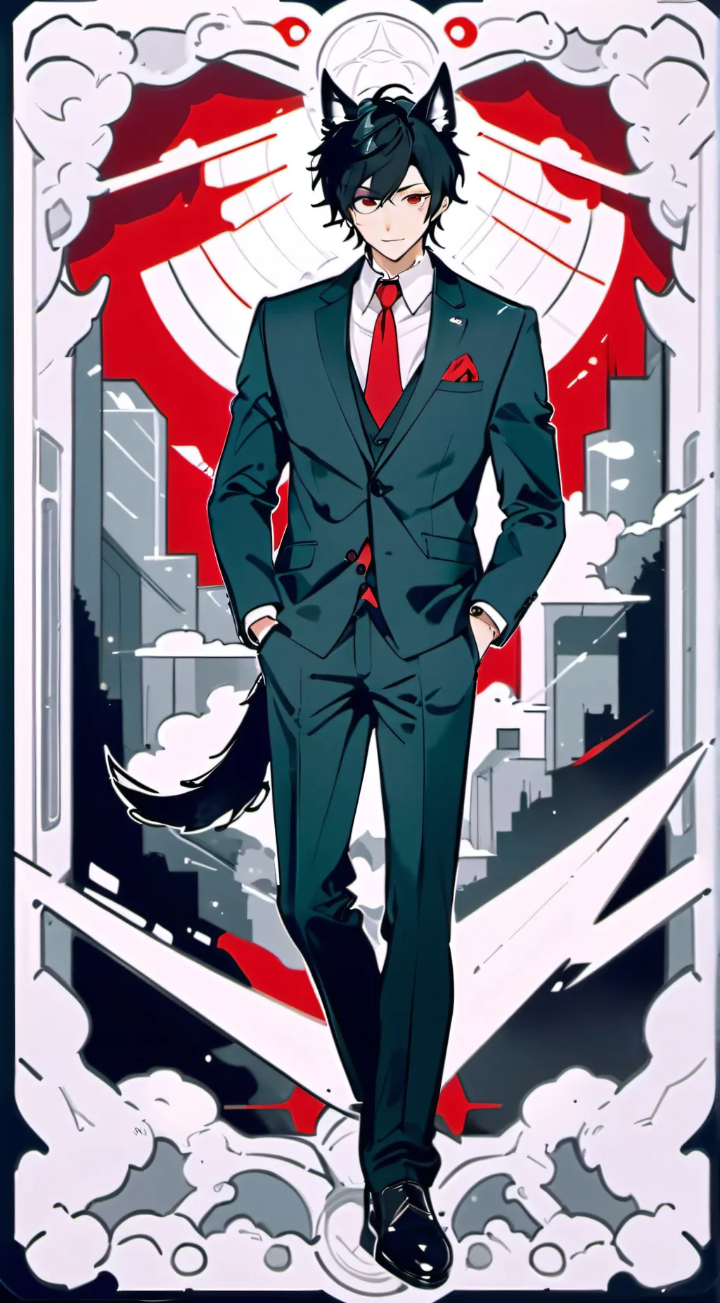 ai character: Aaron  background