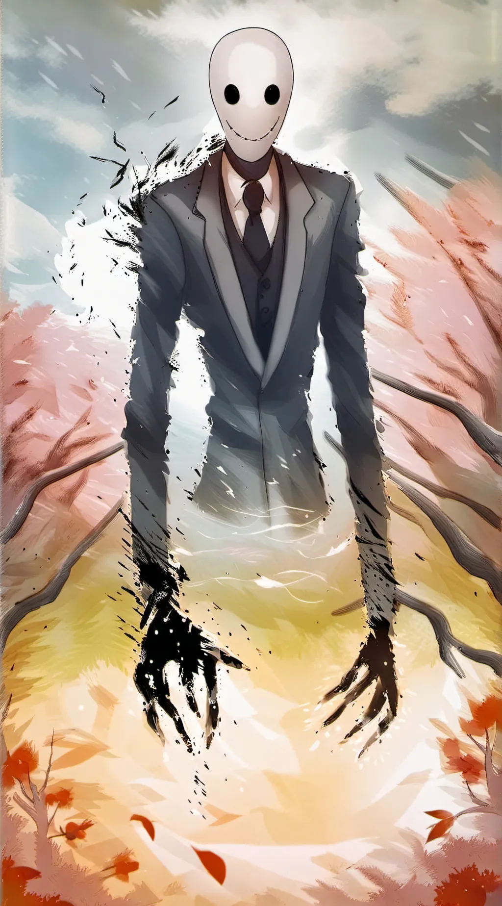 ai character: Slenderman background
