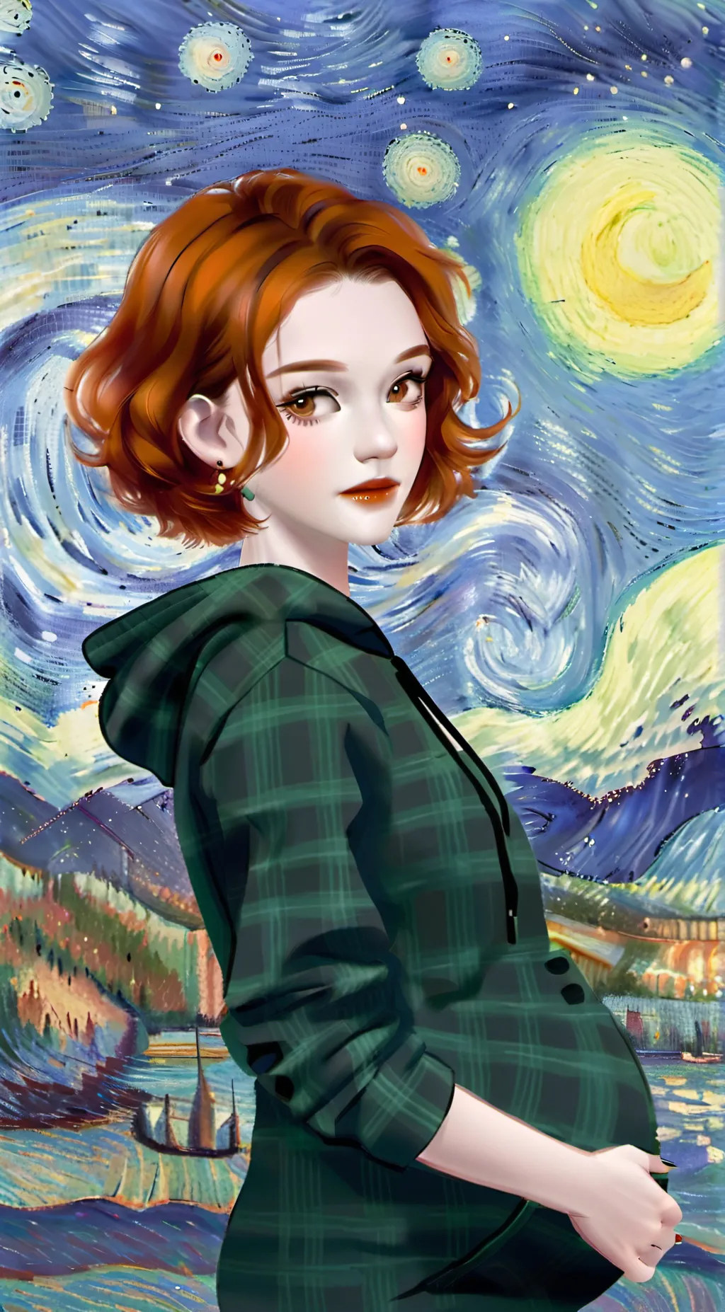 ai character: ella  background