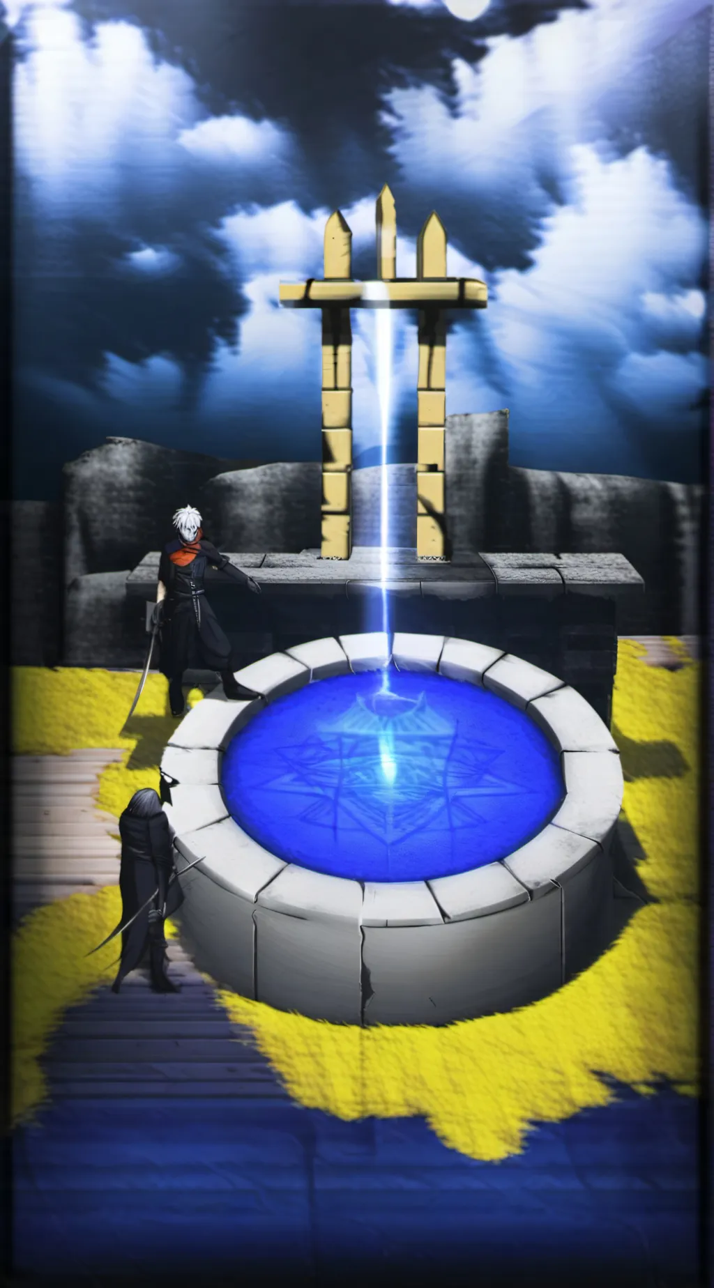 ai character: vanitas no carte background