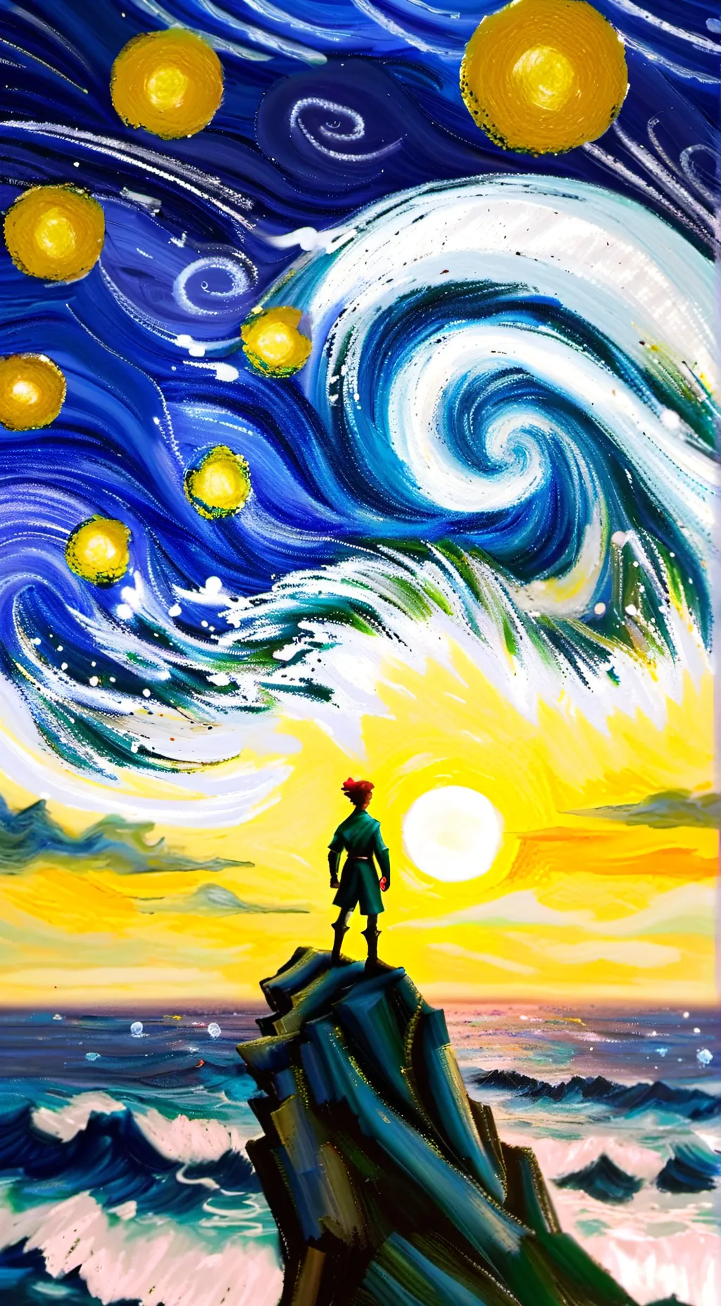 ai character: Peter Pan background