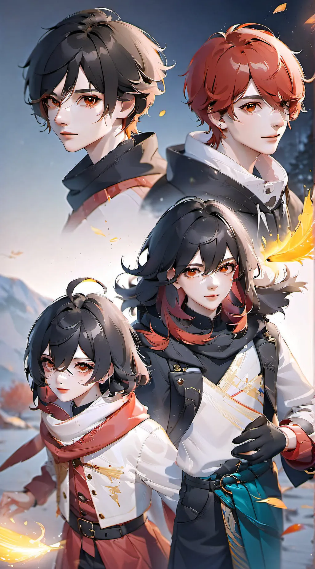ai character: adventure siblings background