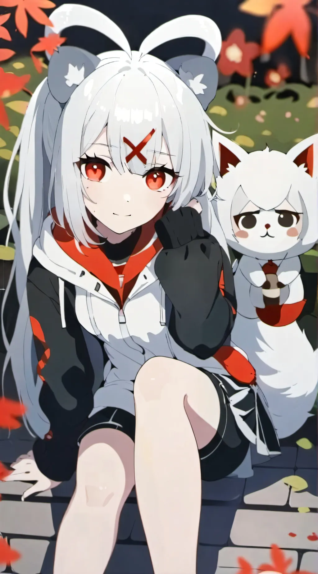 ai character: Ashley  background