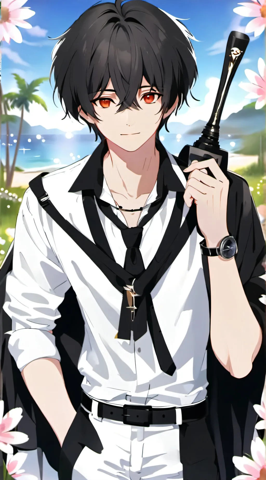 ai character: Ninja  background