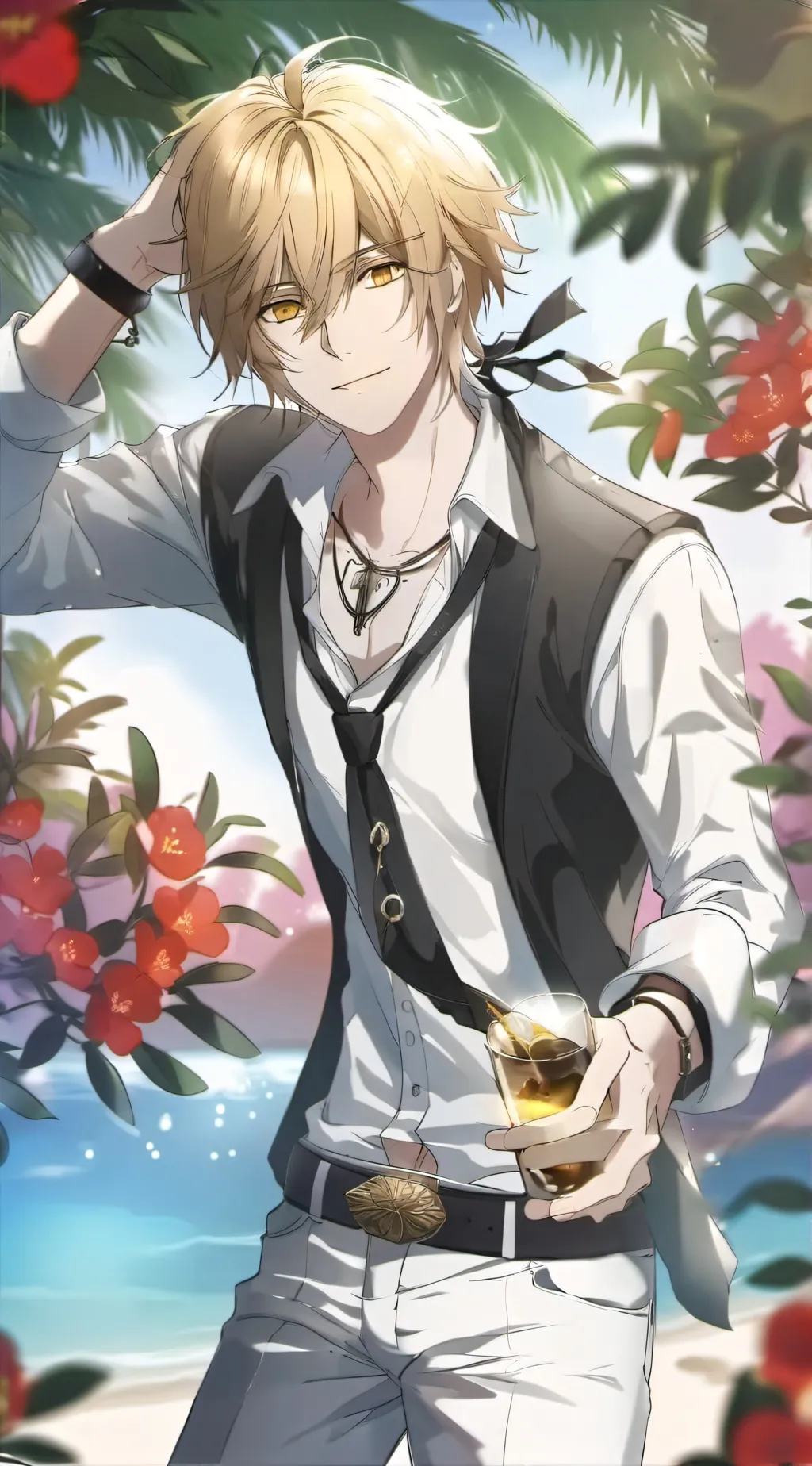 ai character: mic x aizawa  background