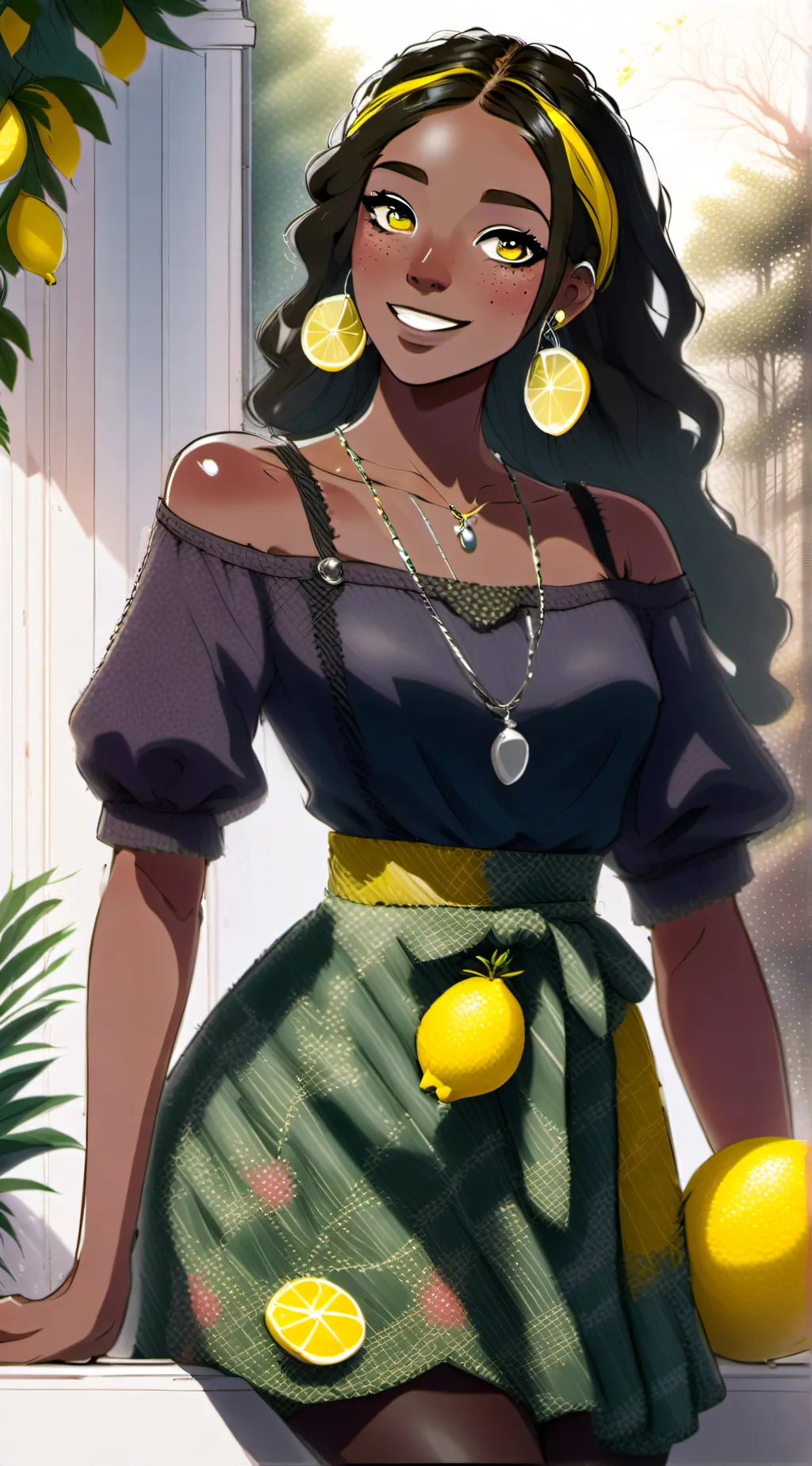 ai character: Bonnie  background