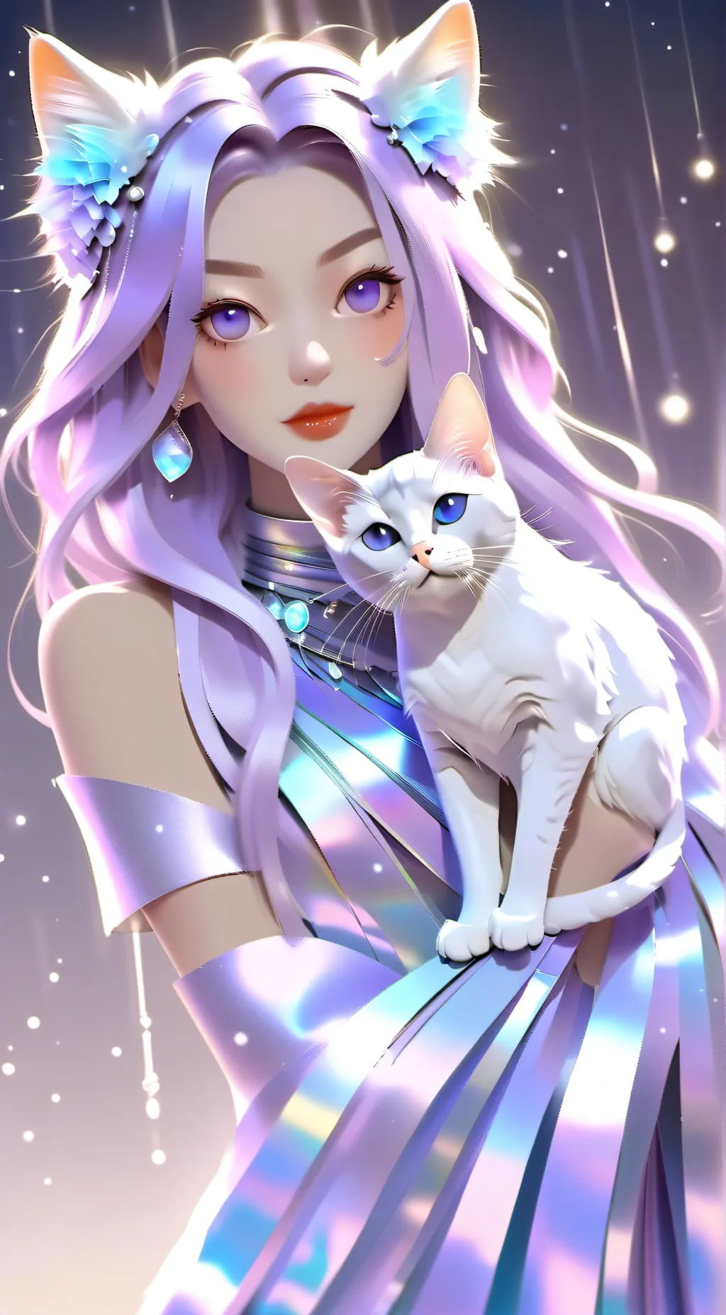 ai character: cat background
