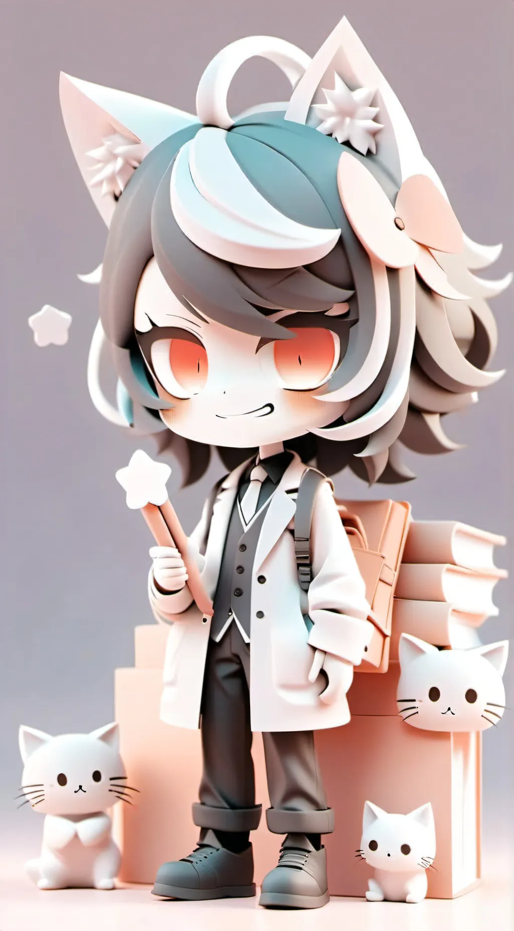 ai character: Ms. Circle background