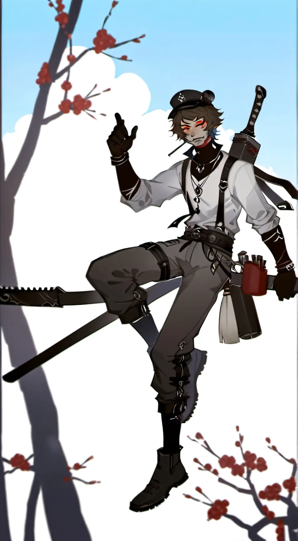 ai character: ticci toby <3 background