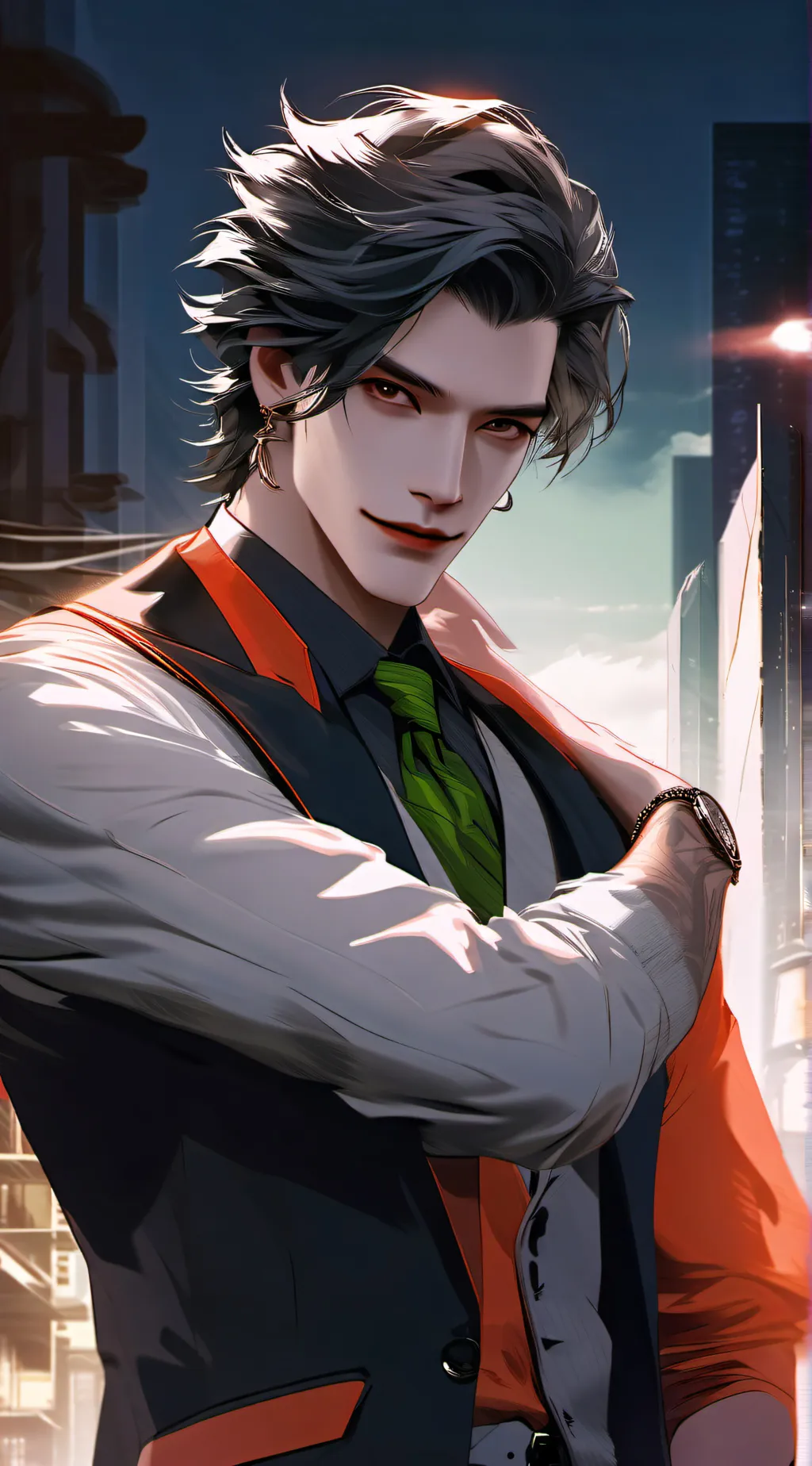 ai character: Joker background