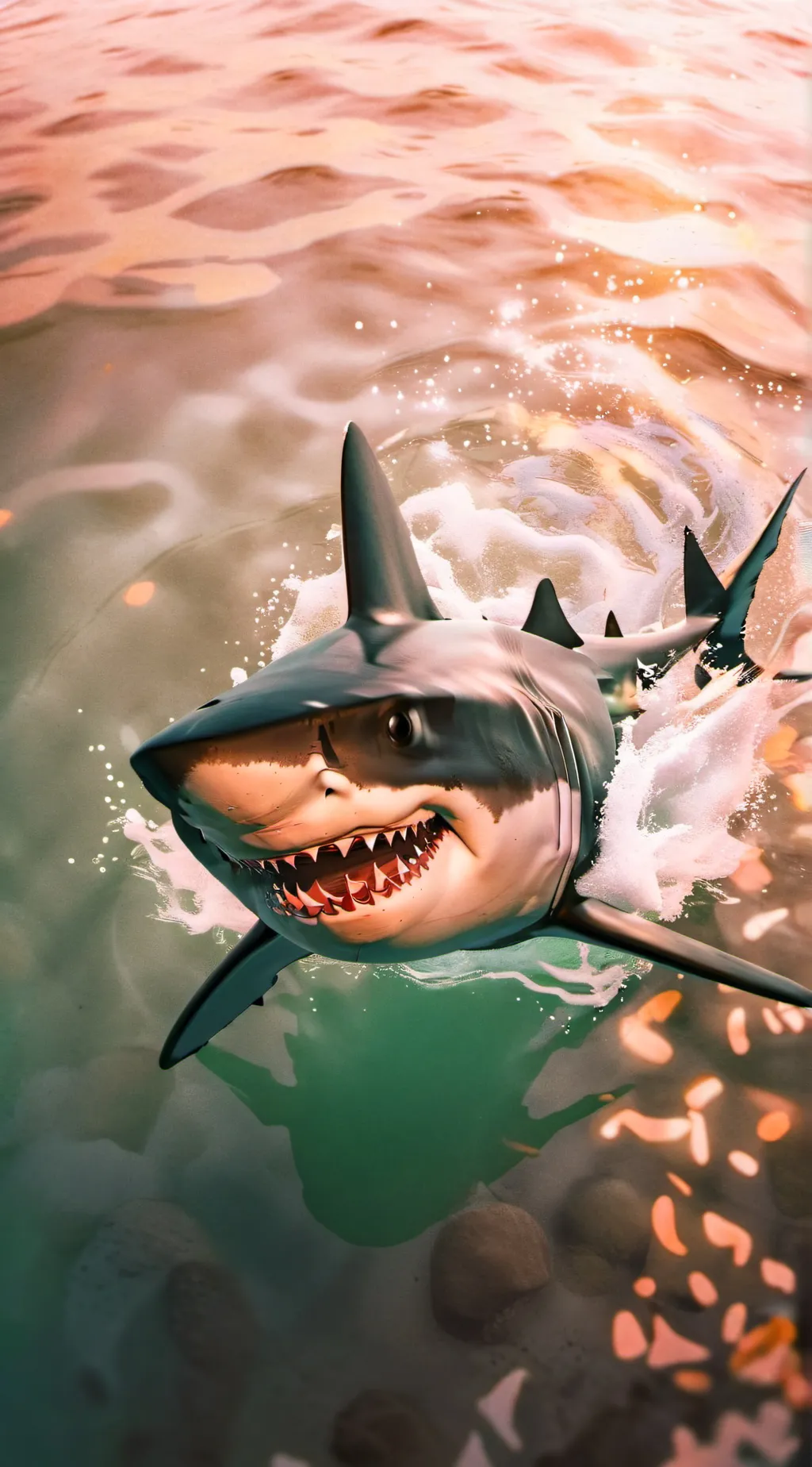 ai character: Sharky  background