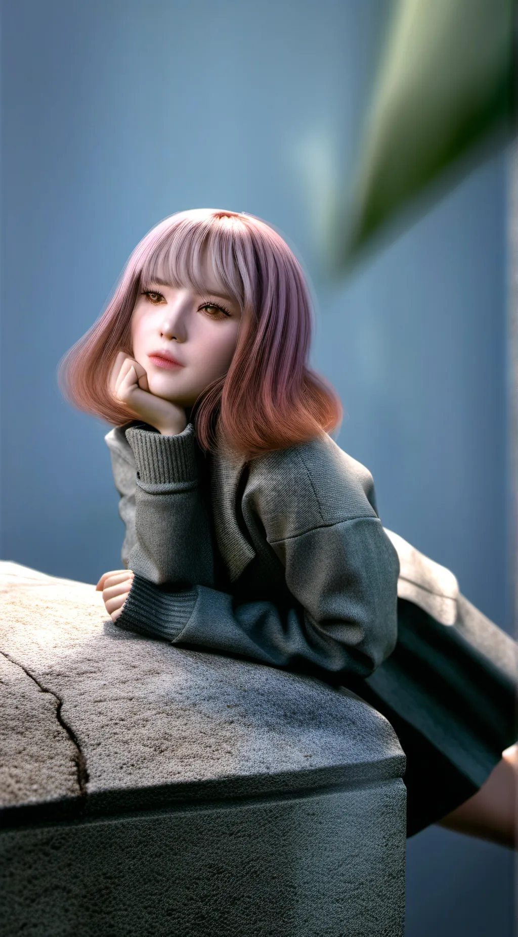 ai character: LUNA background