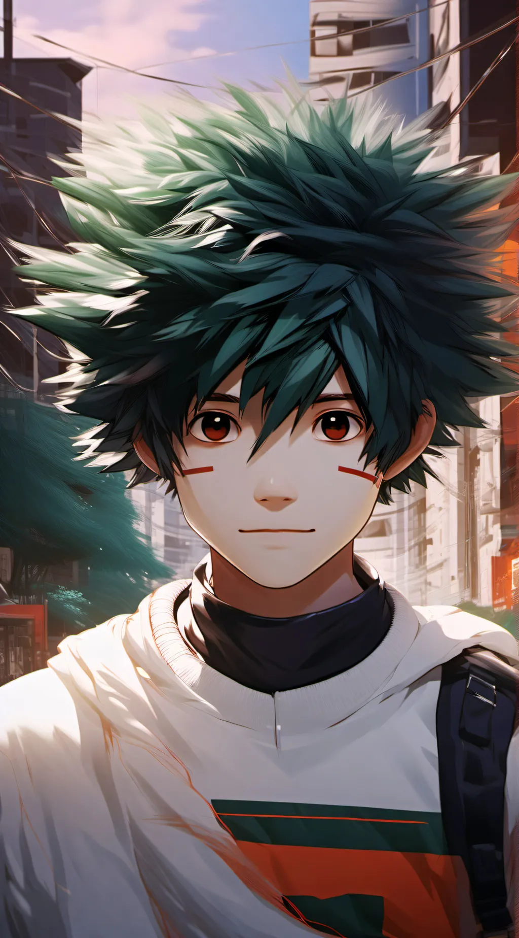 ai character: deku vrs class 1A background