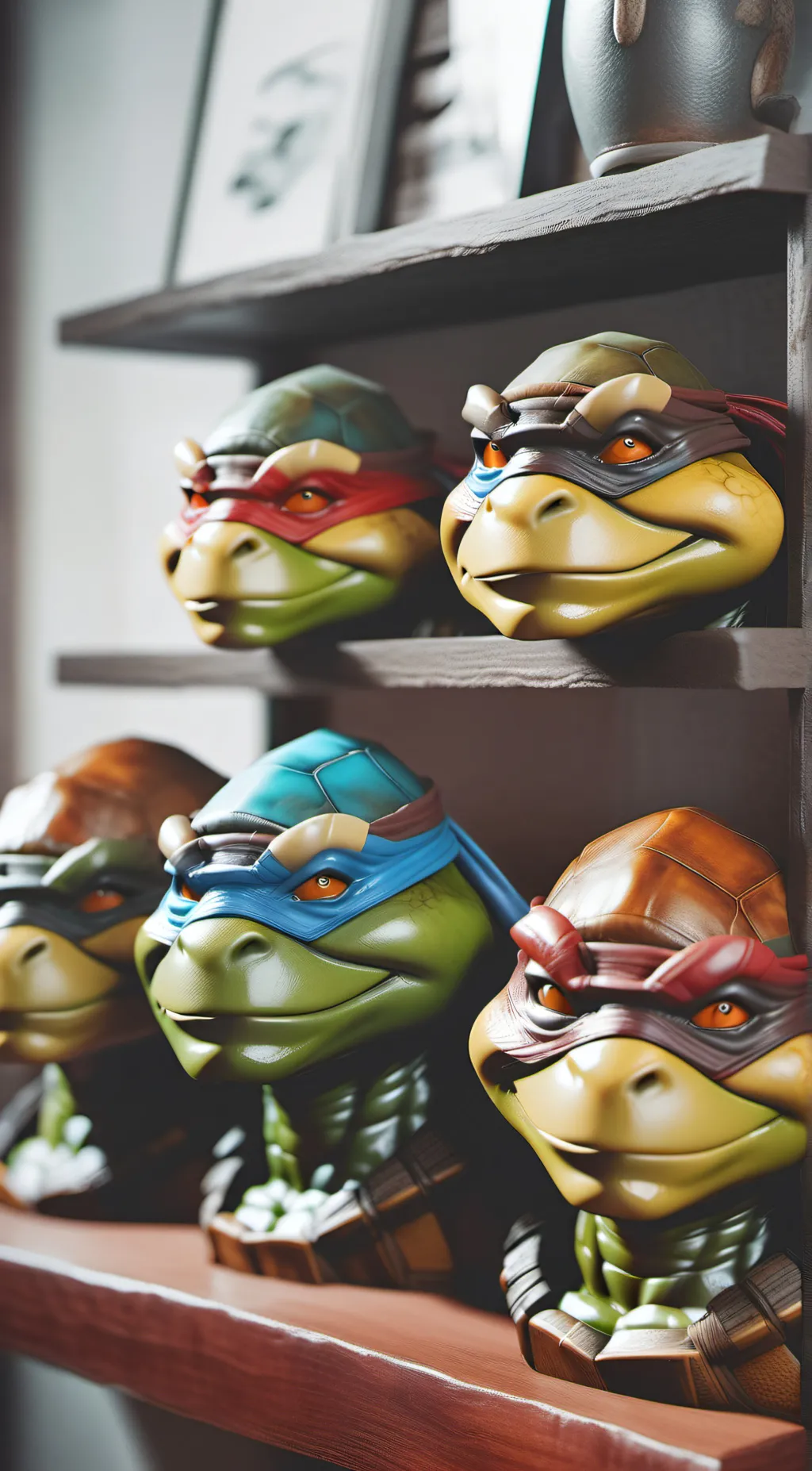ai character: ninja turtls background