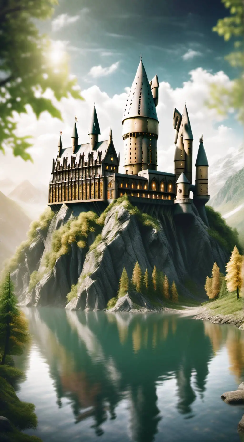 ai character: Hogwarts background