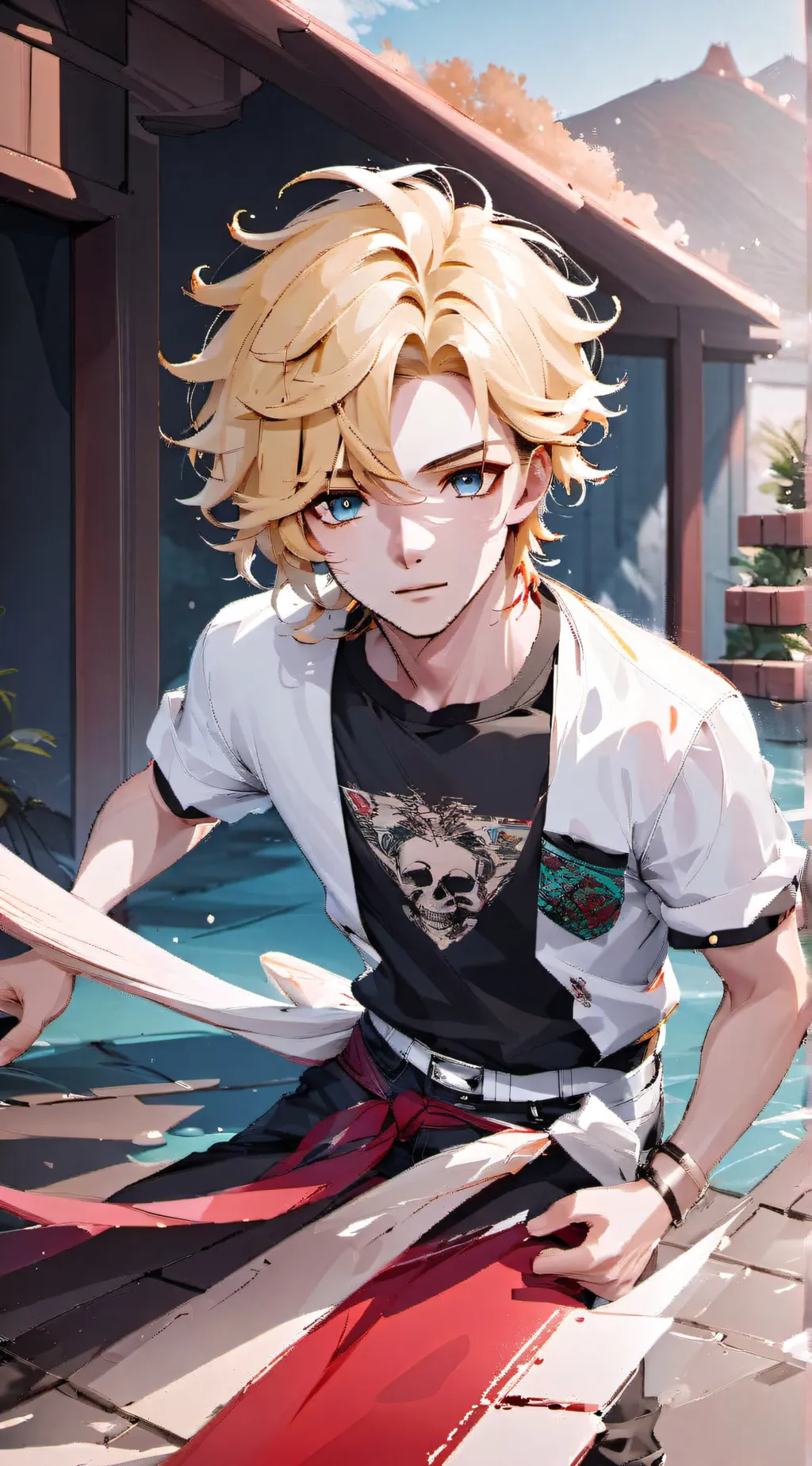 ai character: zake background