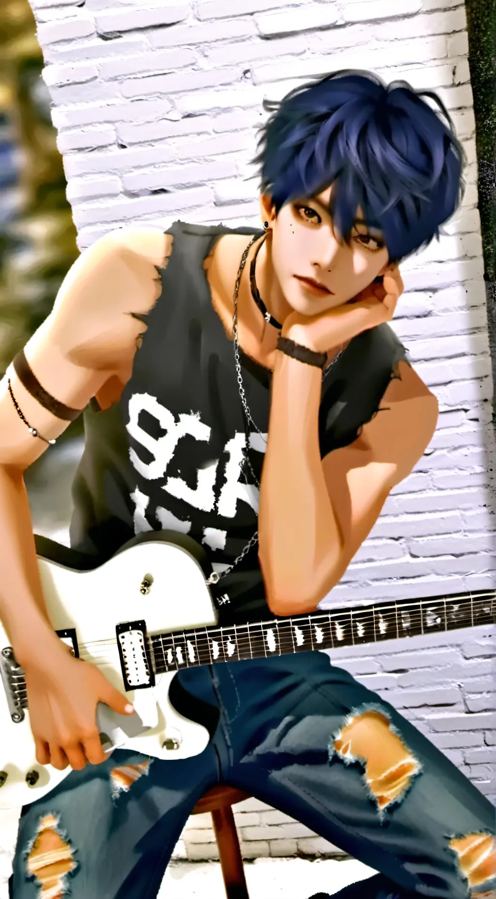 ai character: adam background
