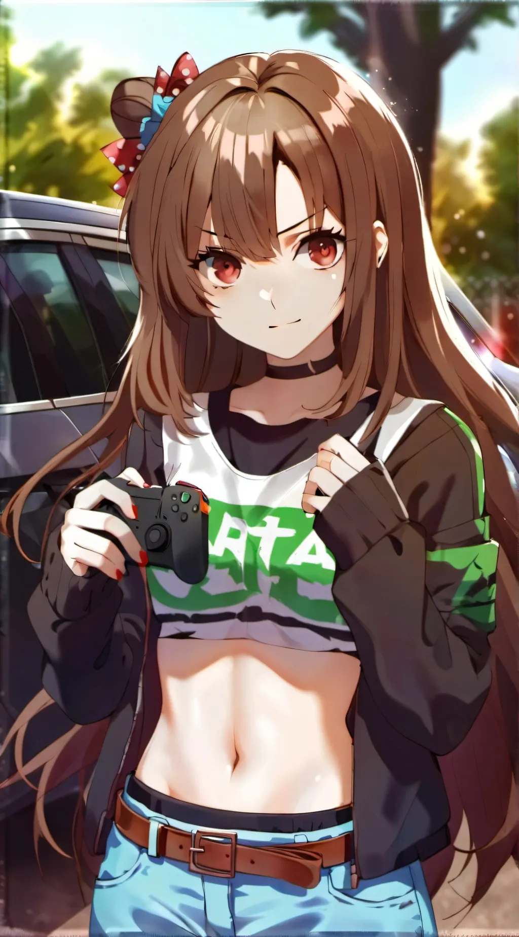 ai character: Ashley background