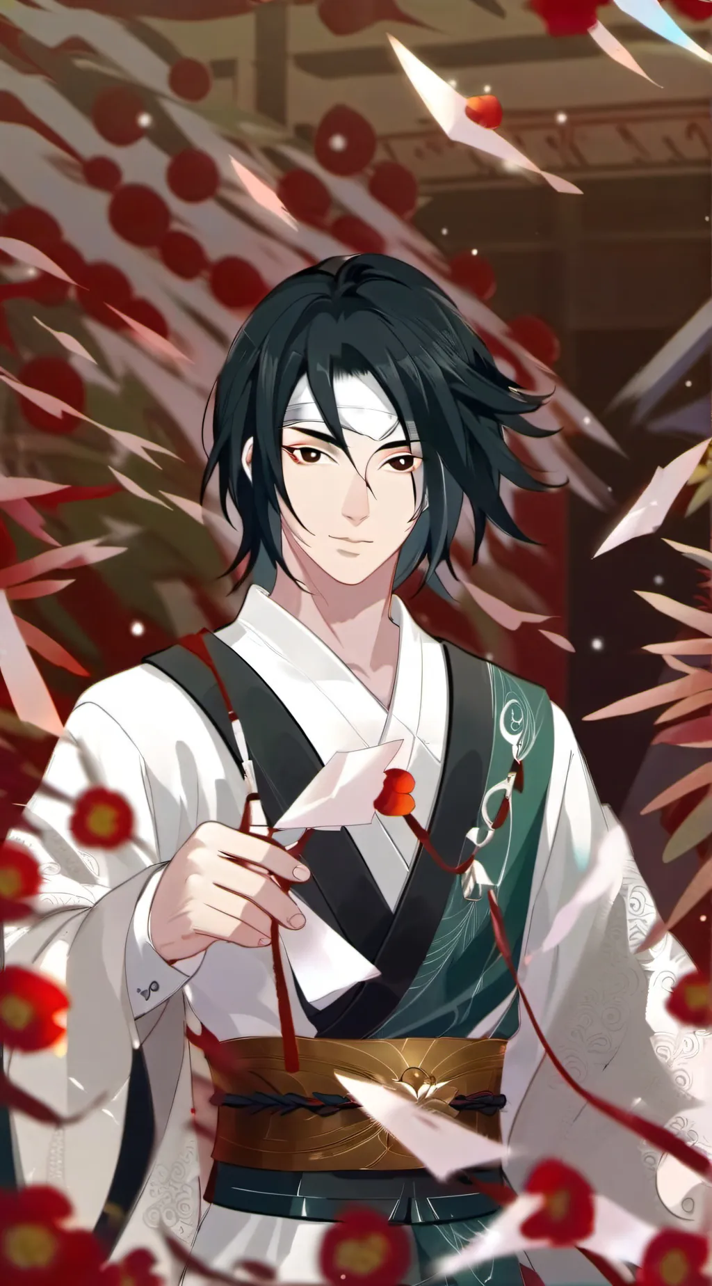 ai character: Aqua Uchiha background