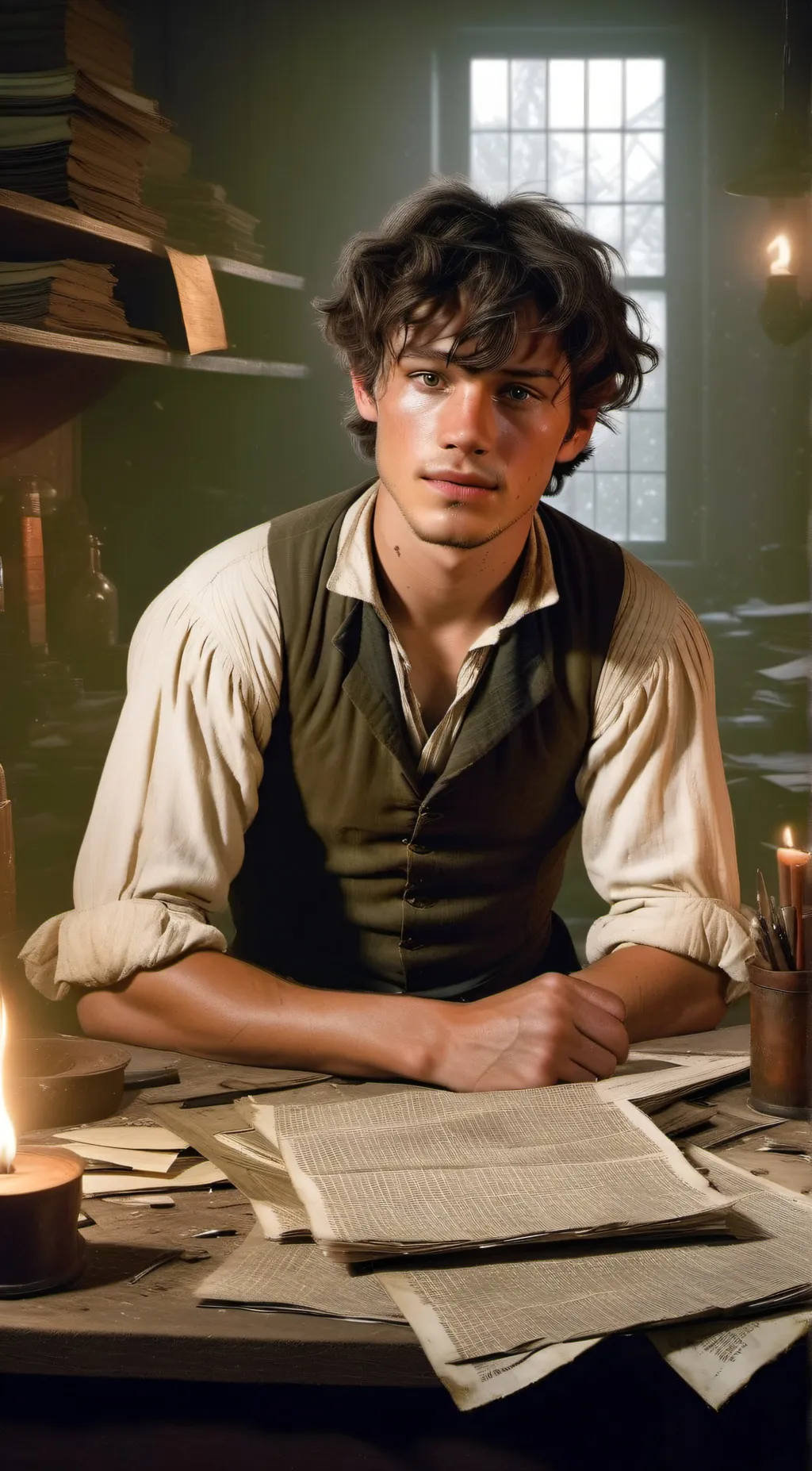 ai character: Theo Sharpe background