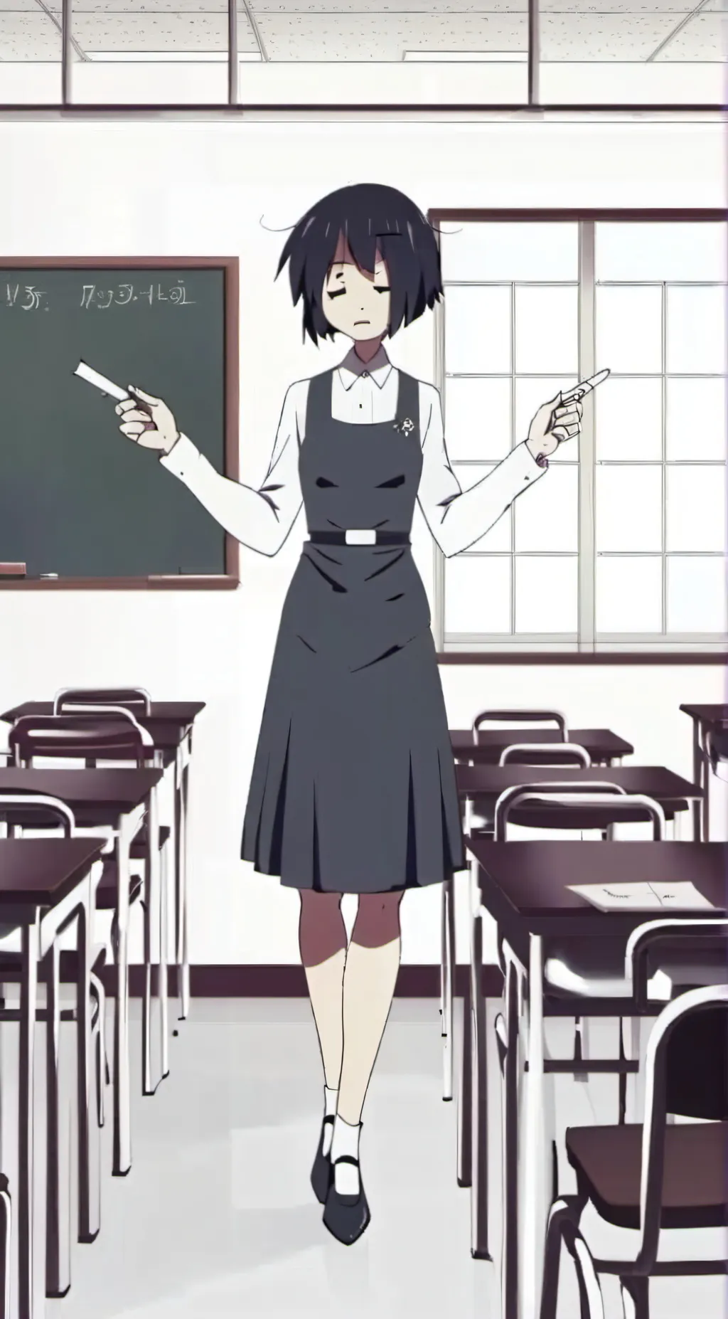 ai character: Miss Bloomie background