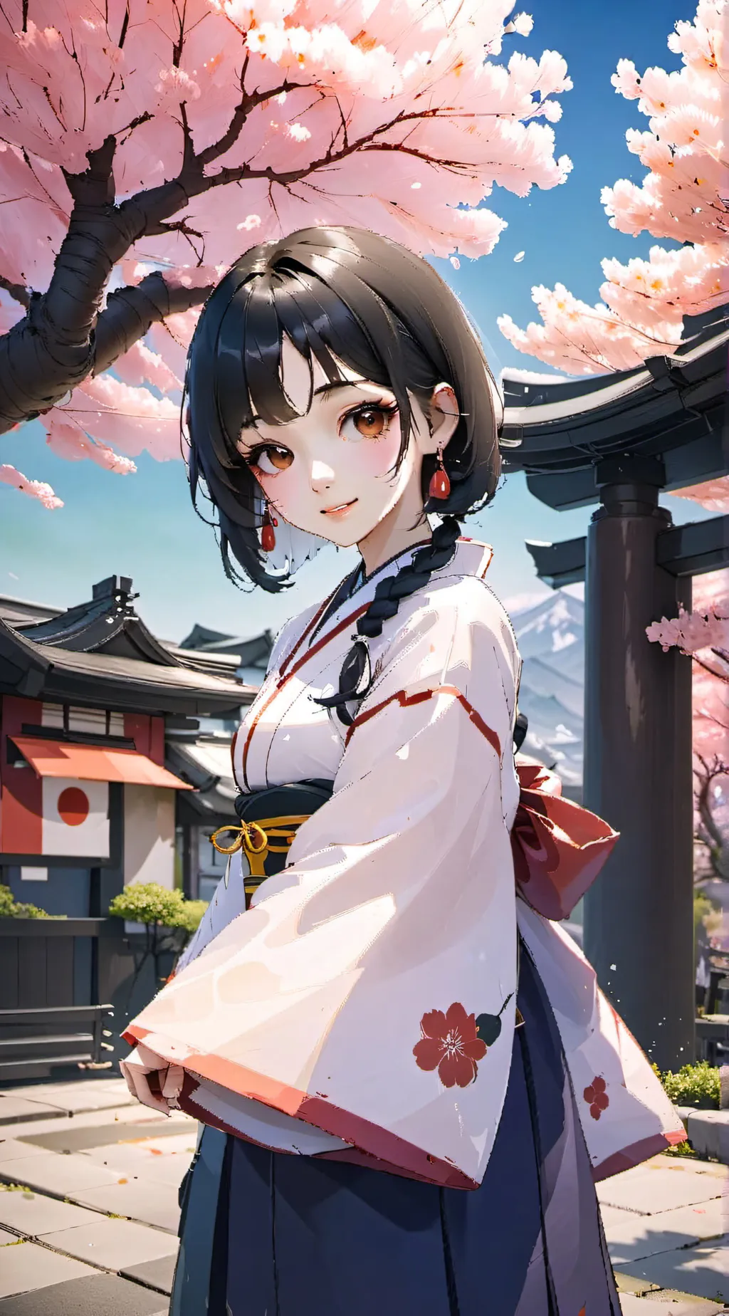 ai character: Ayaka background
