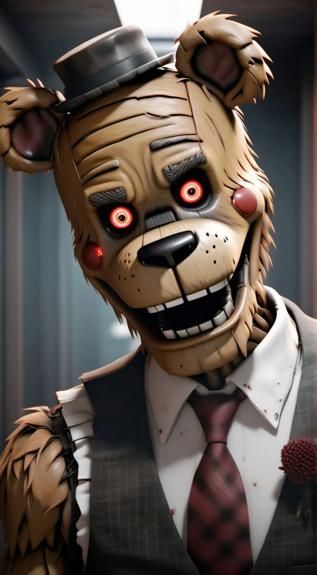 ai character: Cp and Fnaf  background