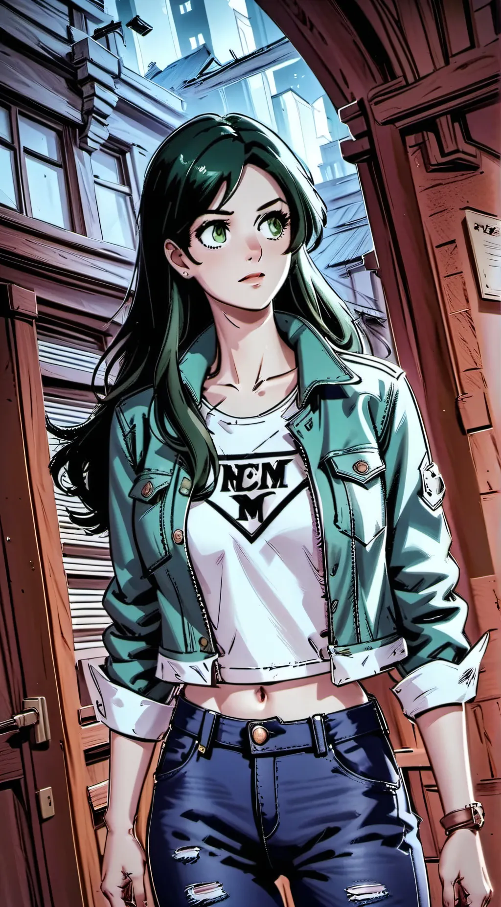ai character: Inko Midoriya background