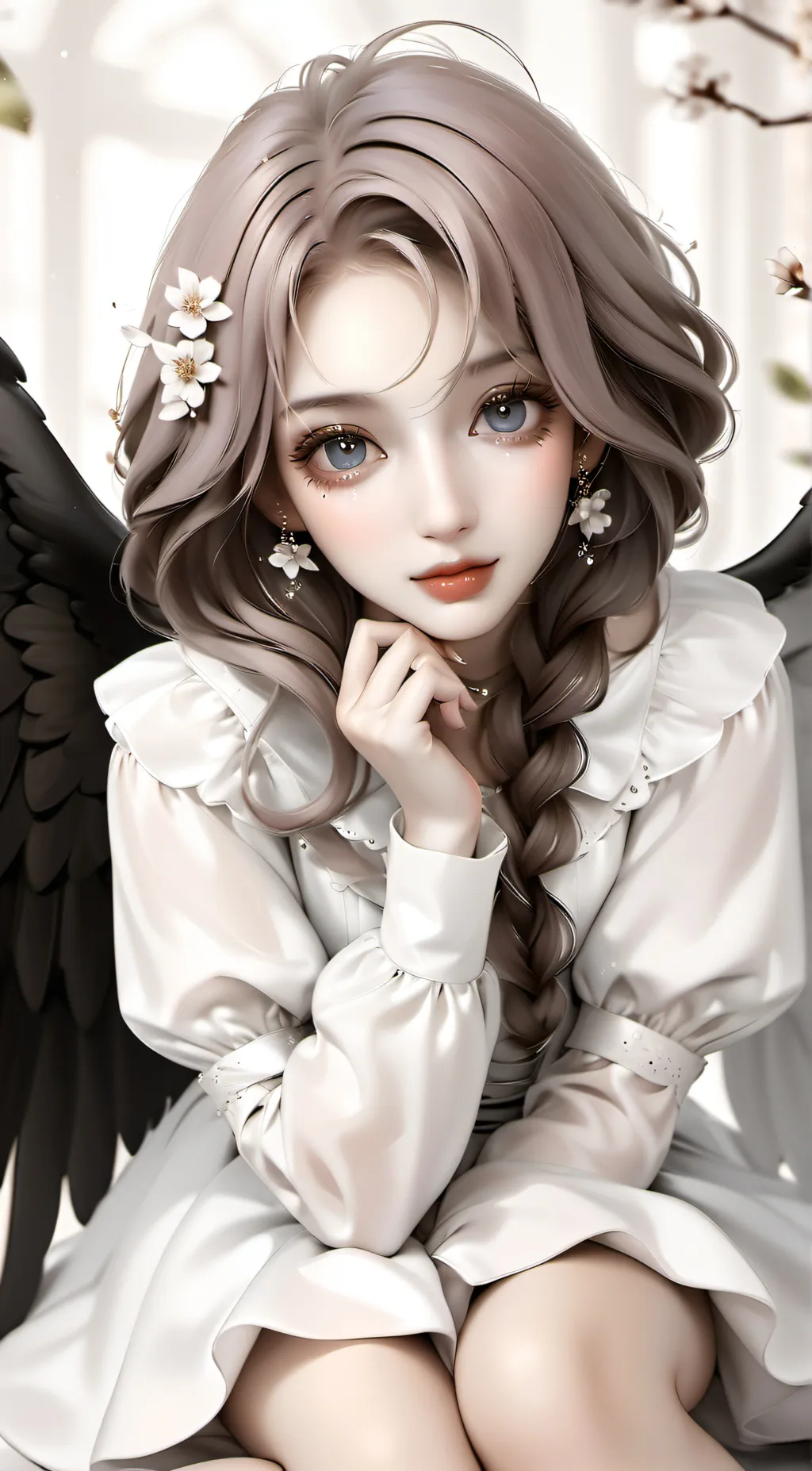 ai character: queen ava background