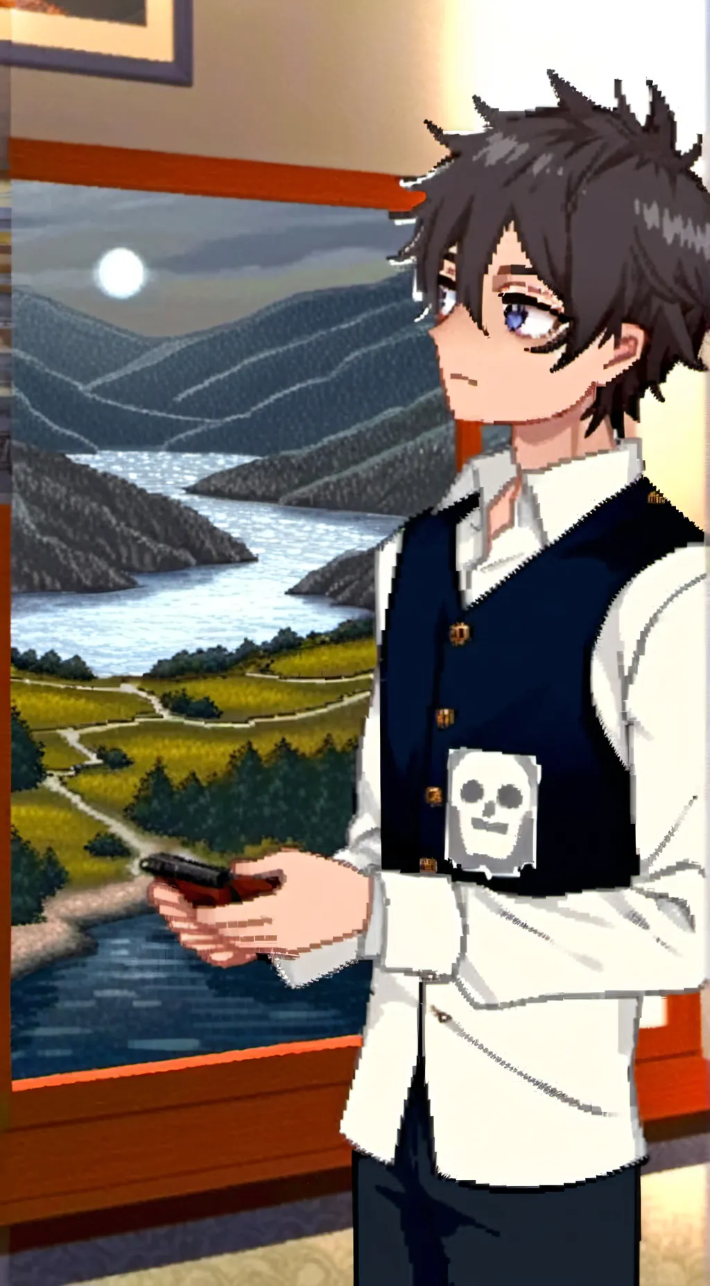 ai character: LOL NO background