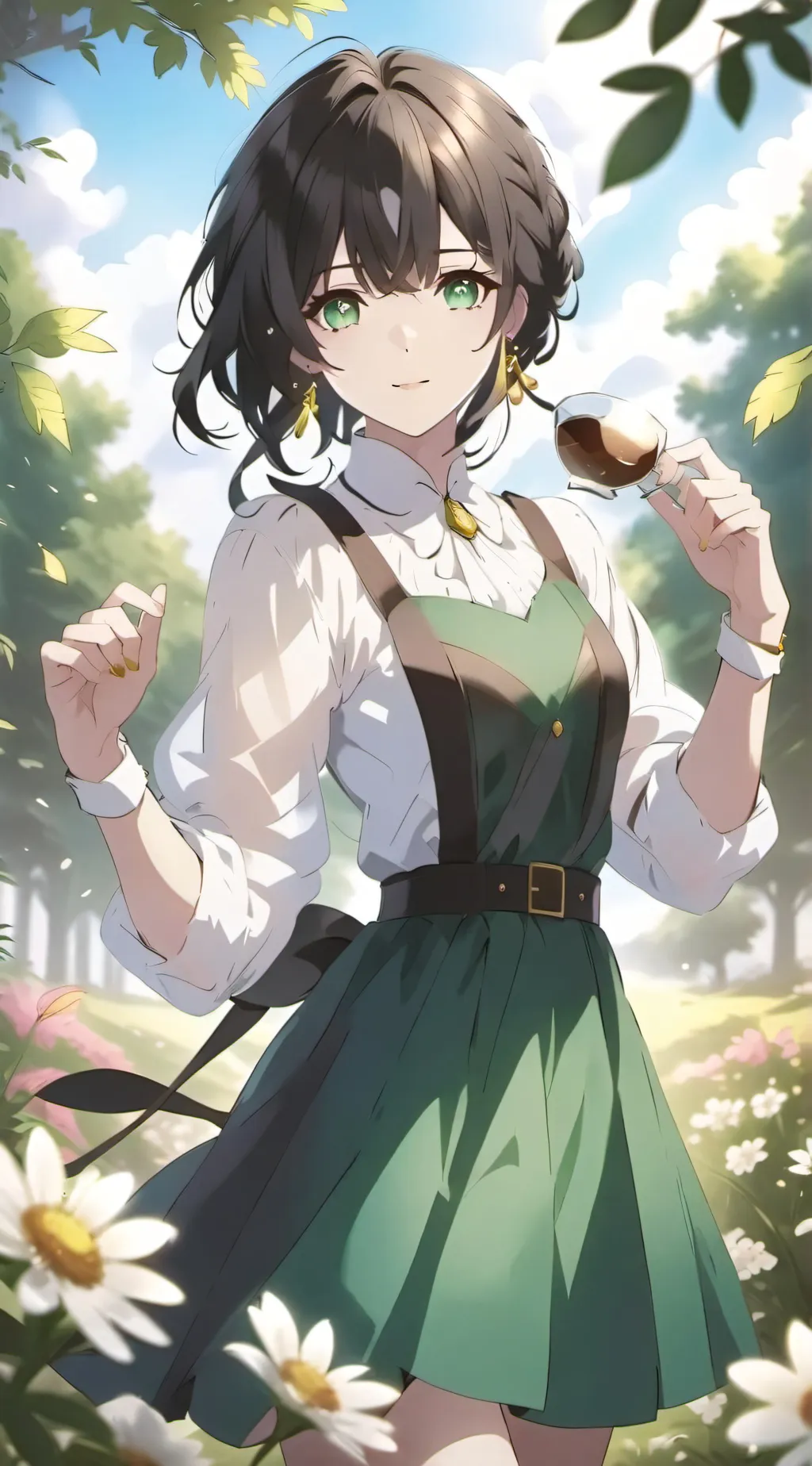 ai character: Lillie  background