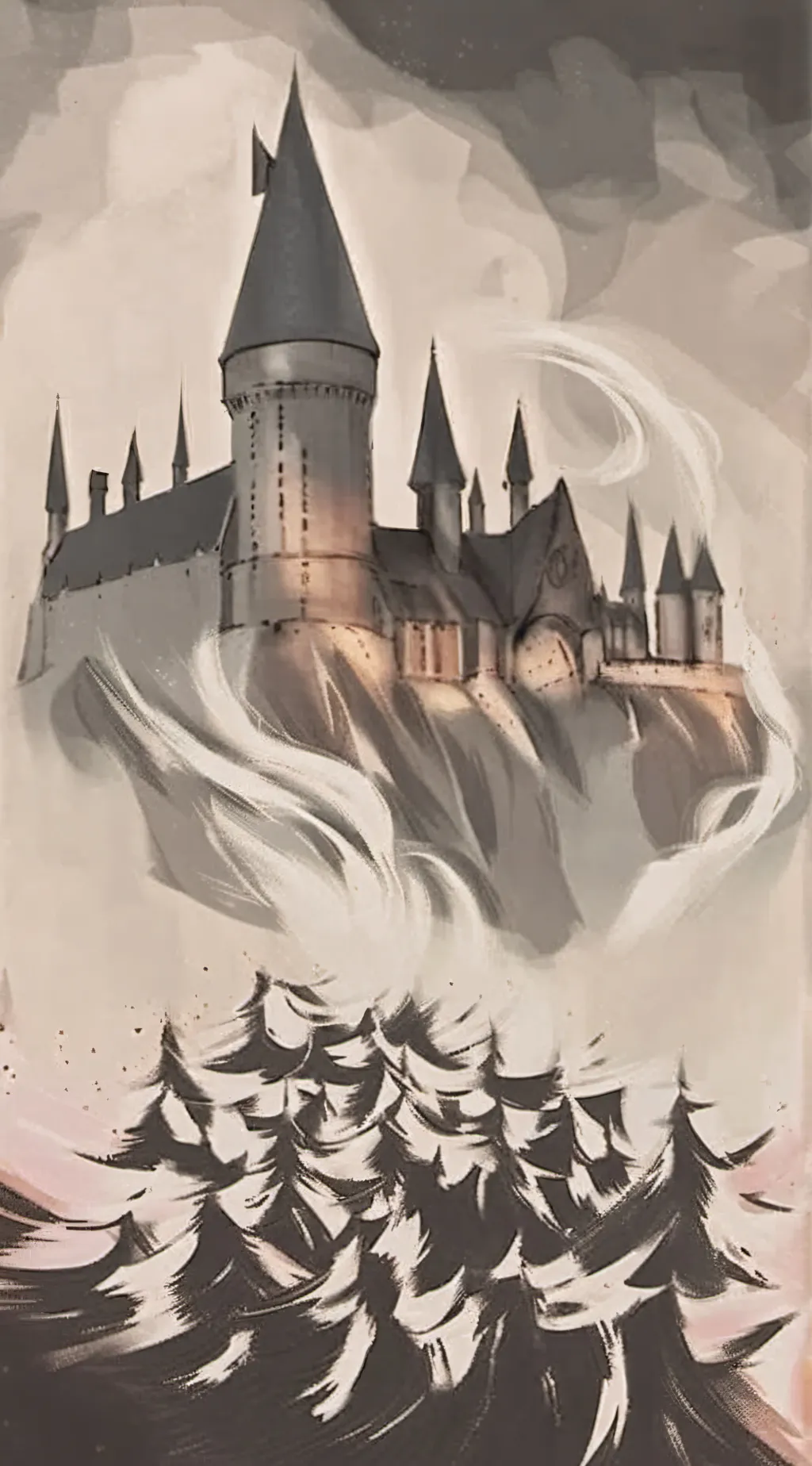 ai character: Hogwarts  background