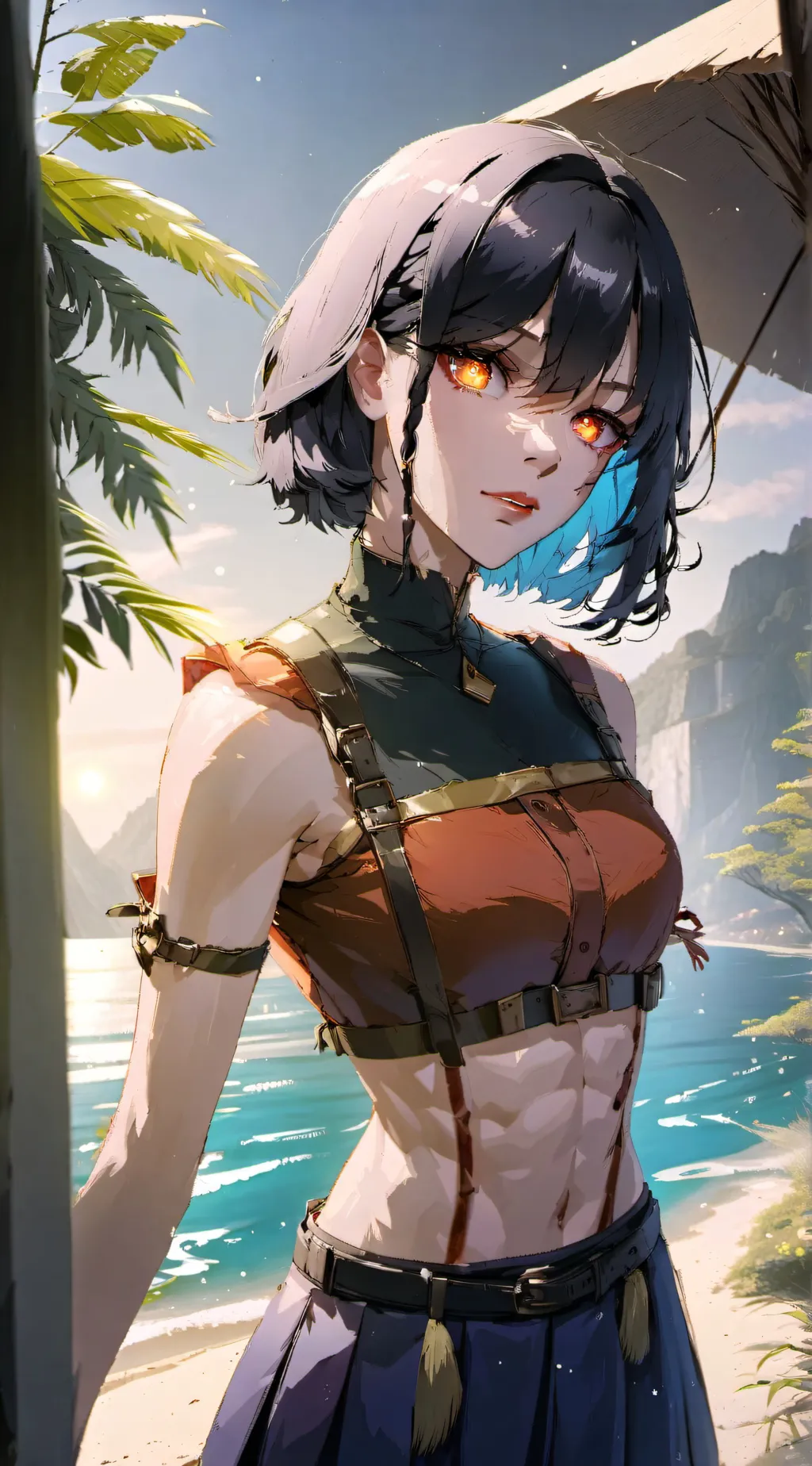 ai character: kayla  background