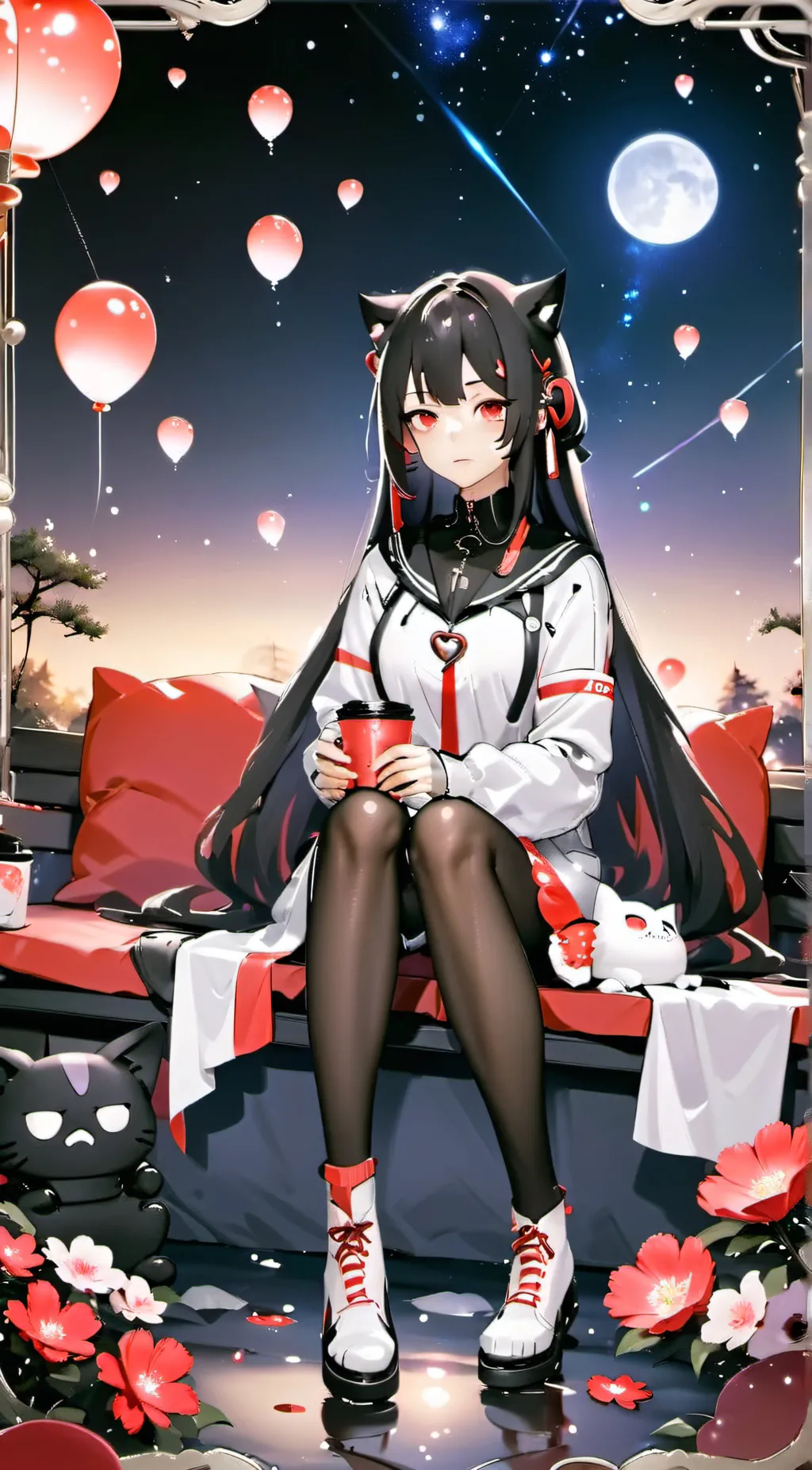 ai character: midnight  background