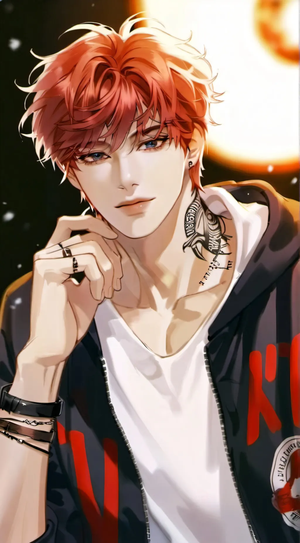 ai character: mark background