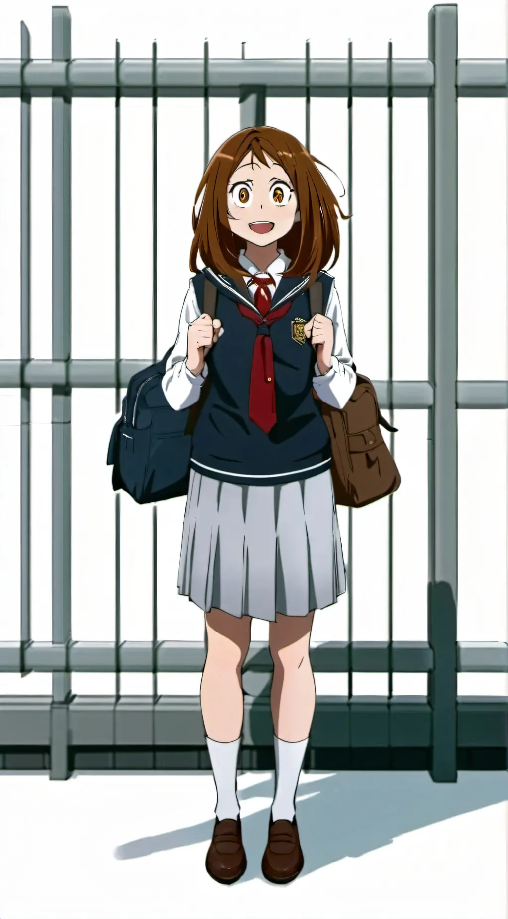 ai character: Ochaco uraraka background