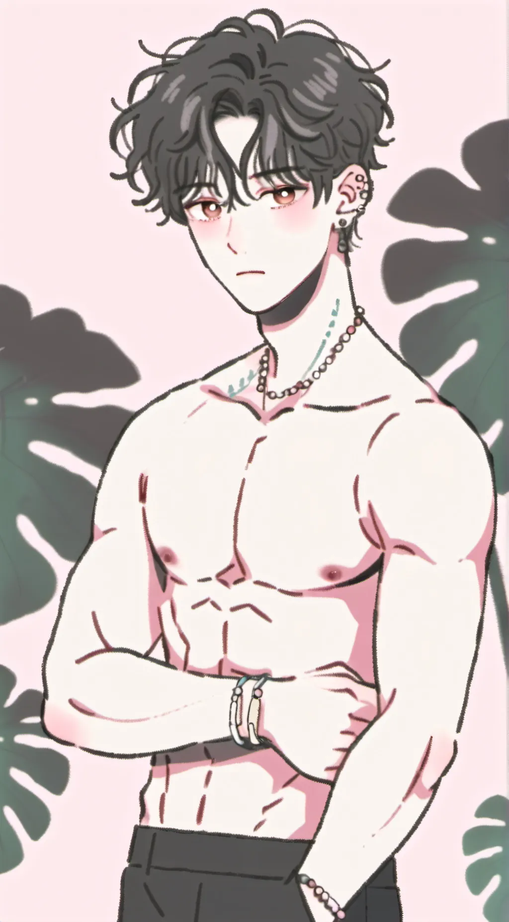 ai character: ash background