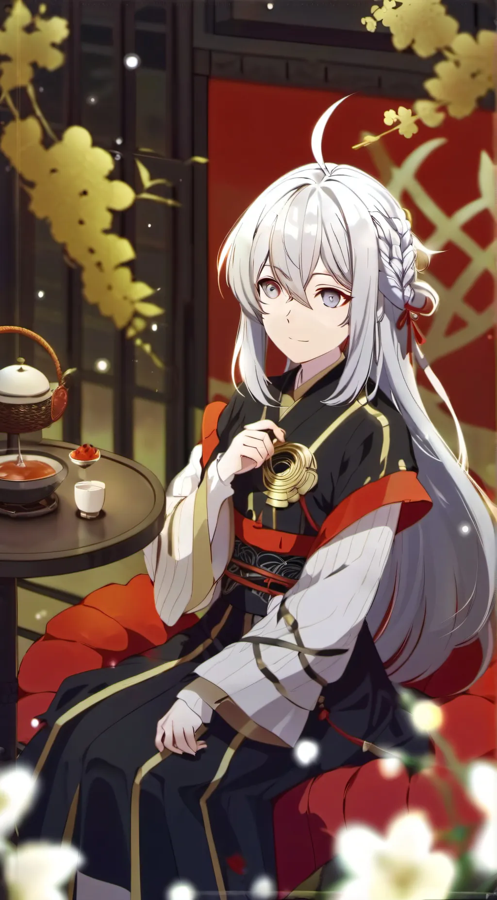 ai character: Demon Slayer  background