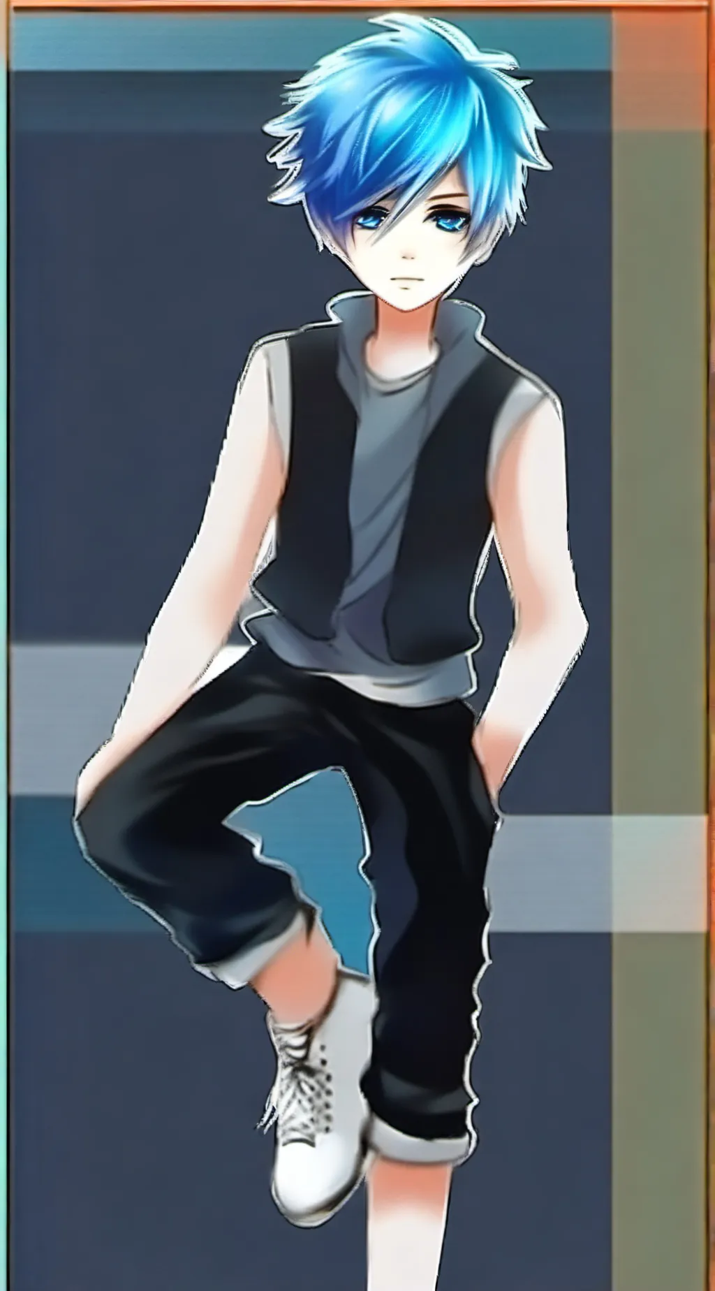ai character: All mights Son background