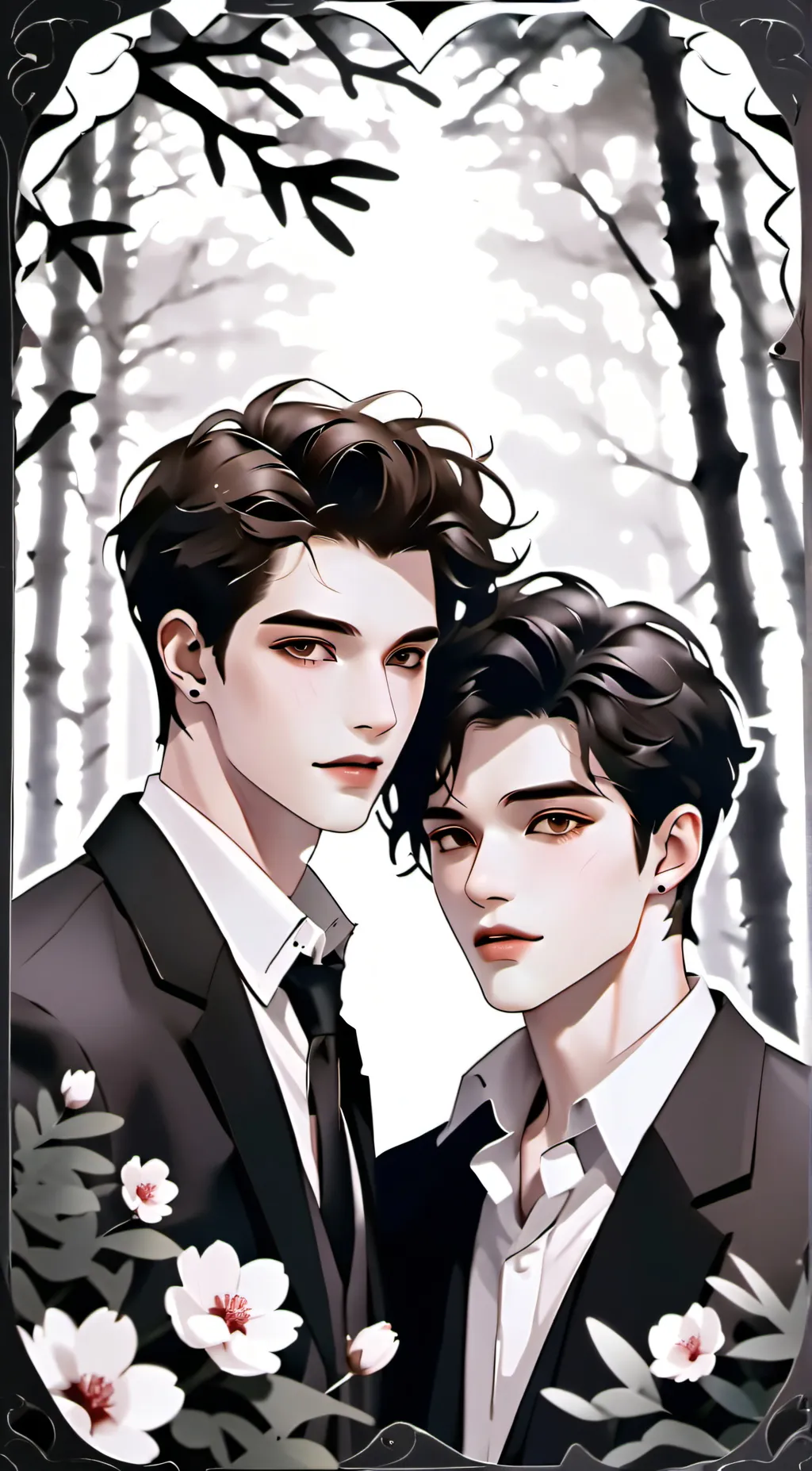 ai character: Edward & Jacob background