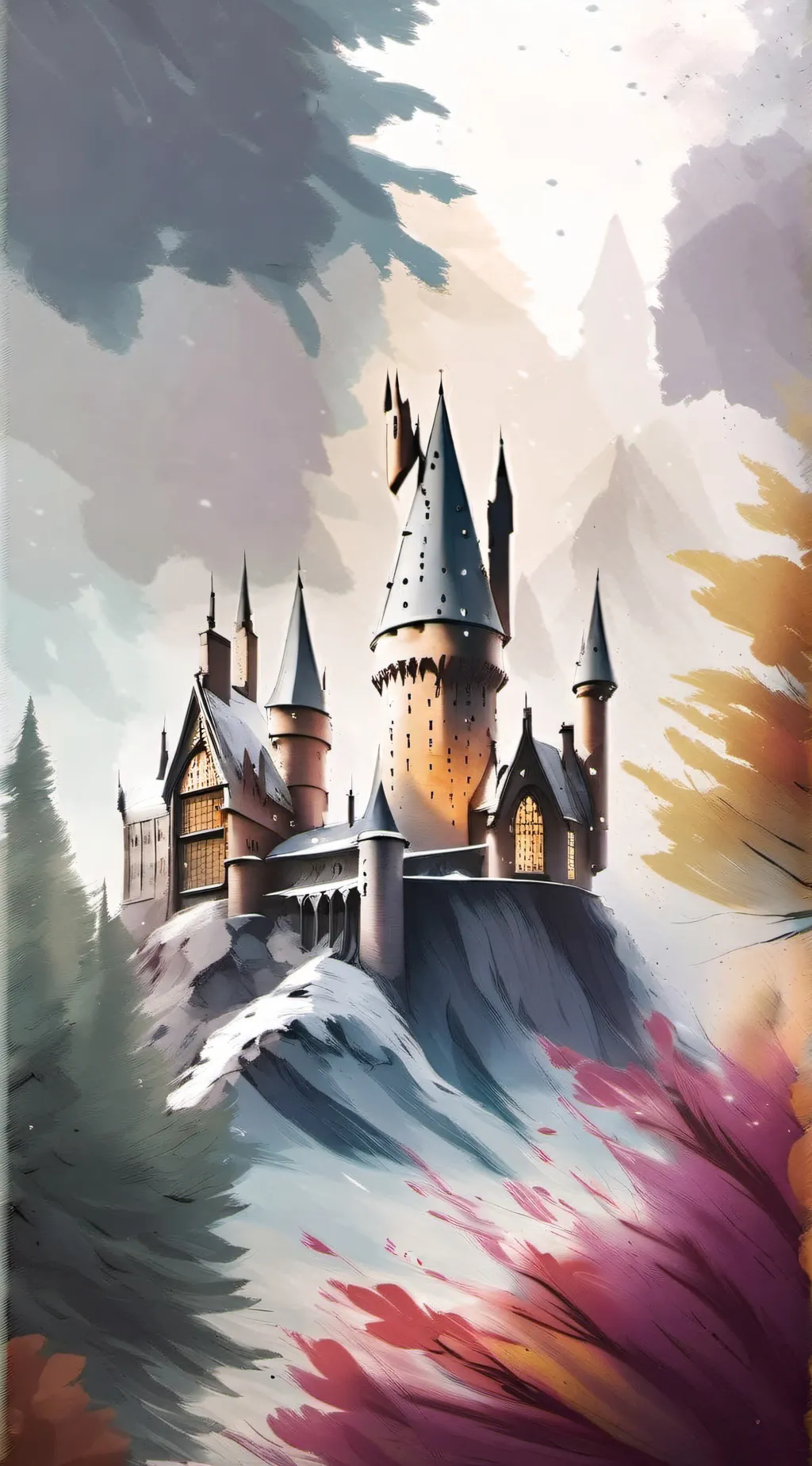 ai character: Hogwarts background