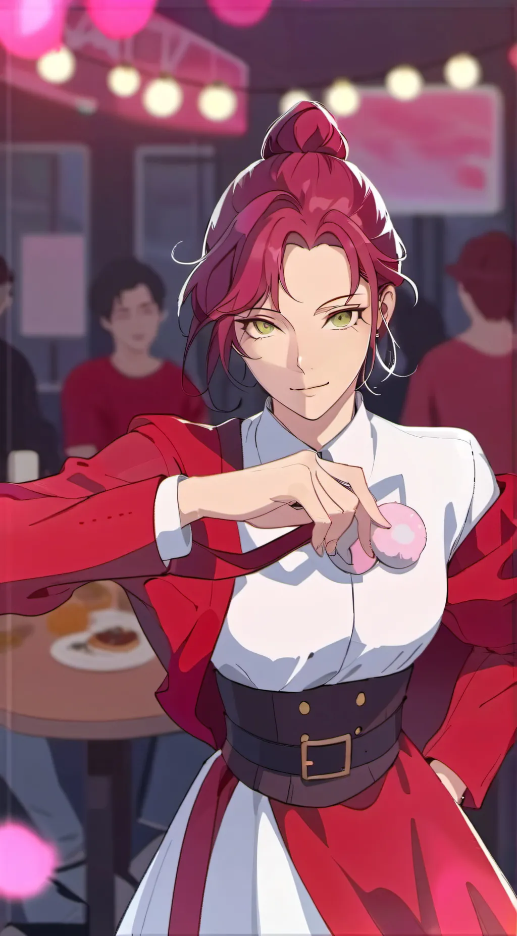 ai character: The mafia nanny  background
