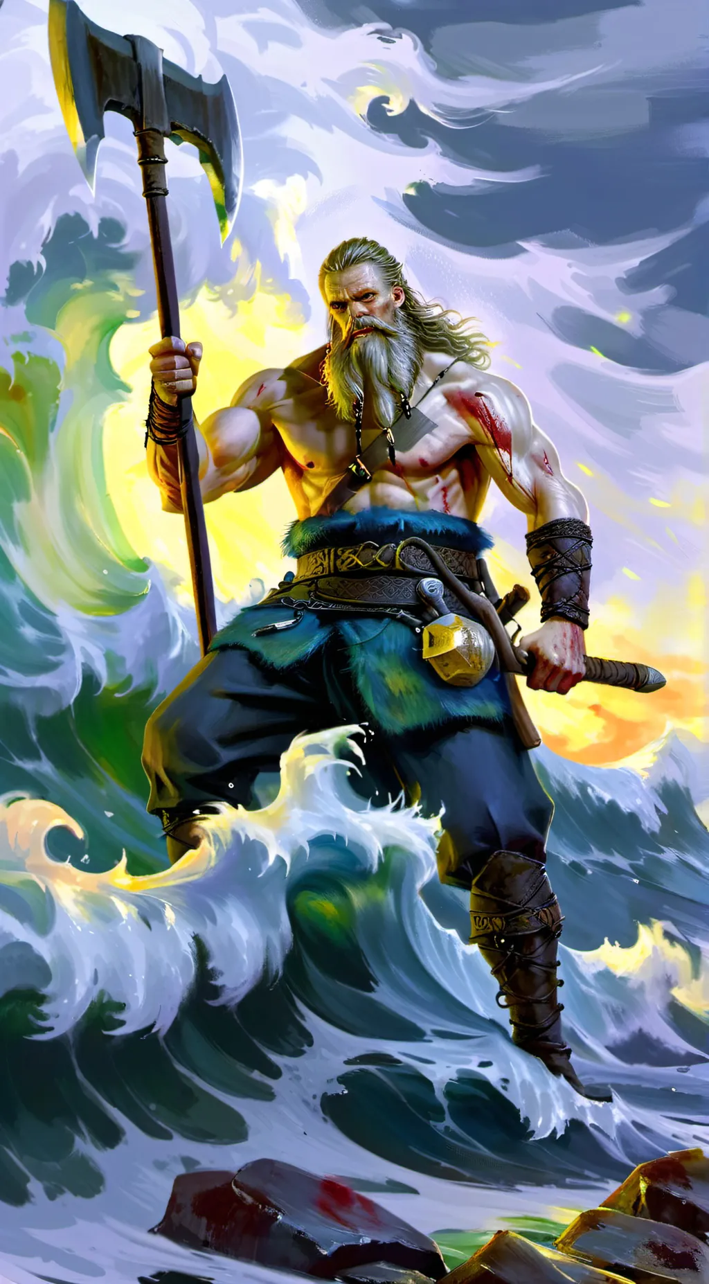ai character: Victor corose background