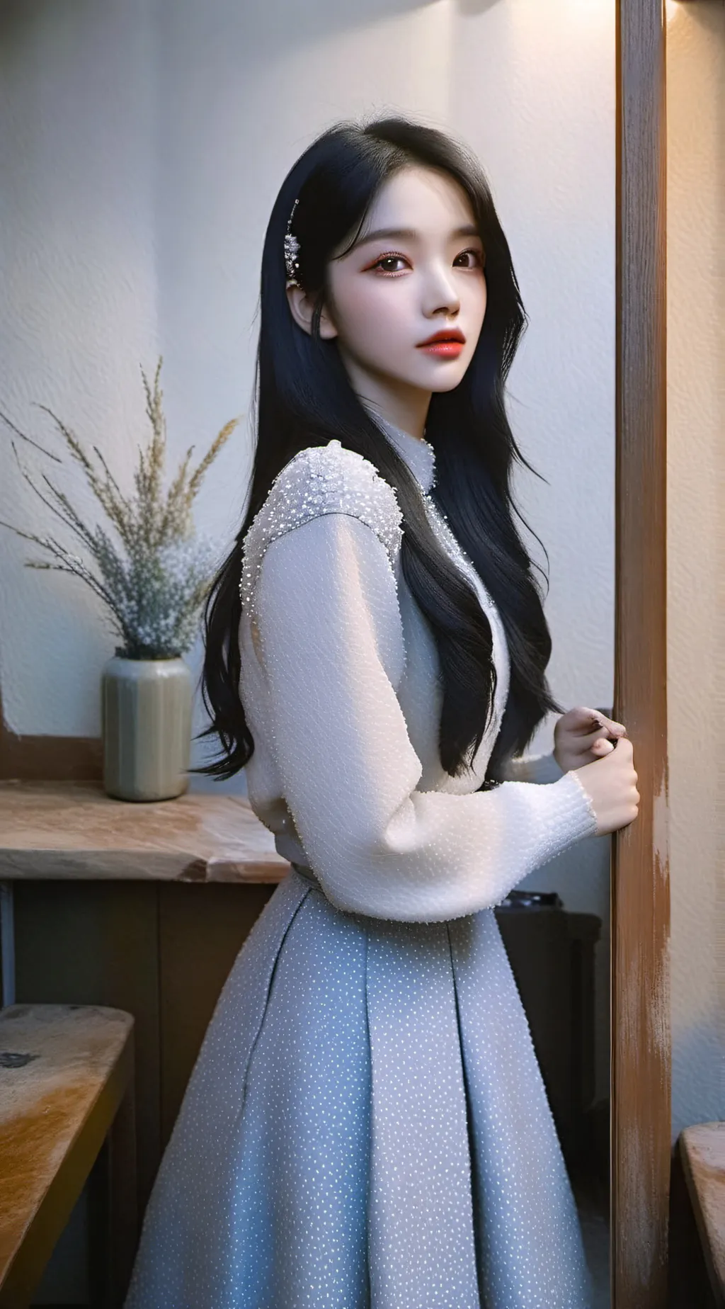 ai character: Lee Hayeon  background