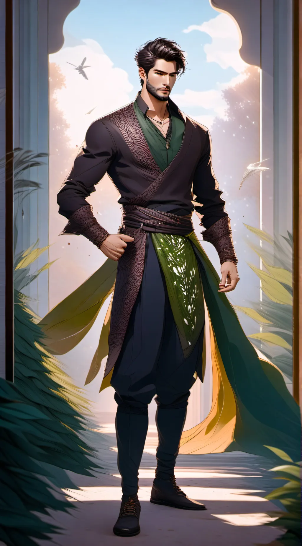 ai character: nivag background