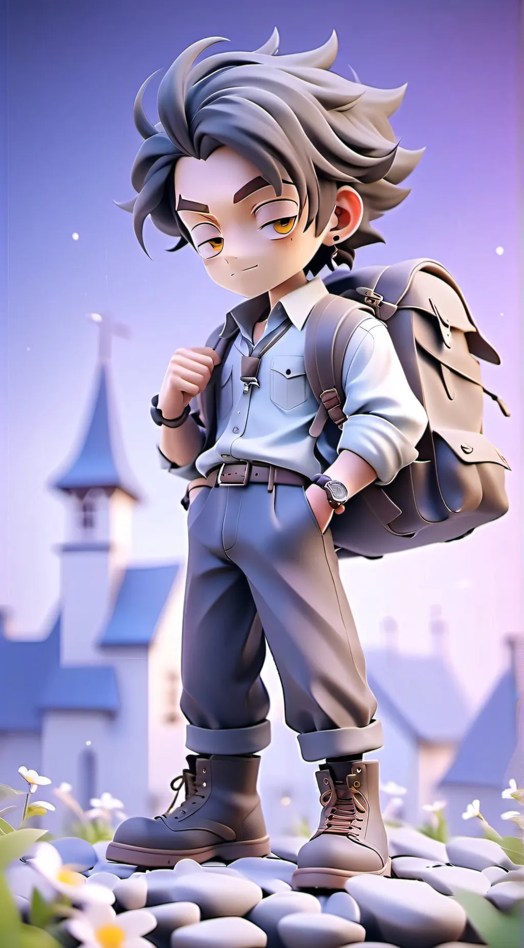 ai character: mha background