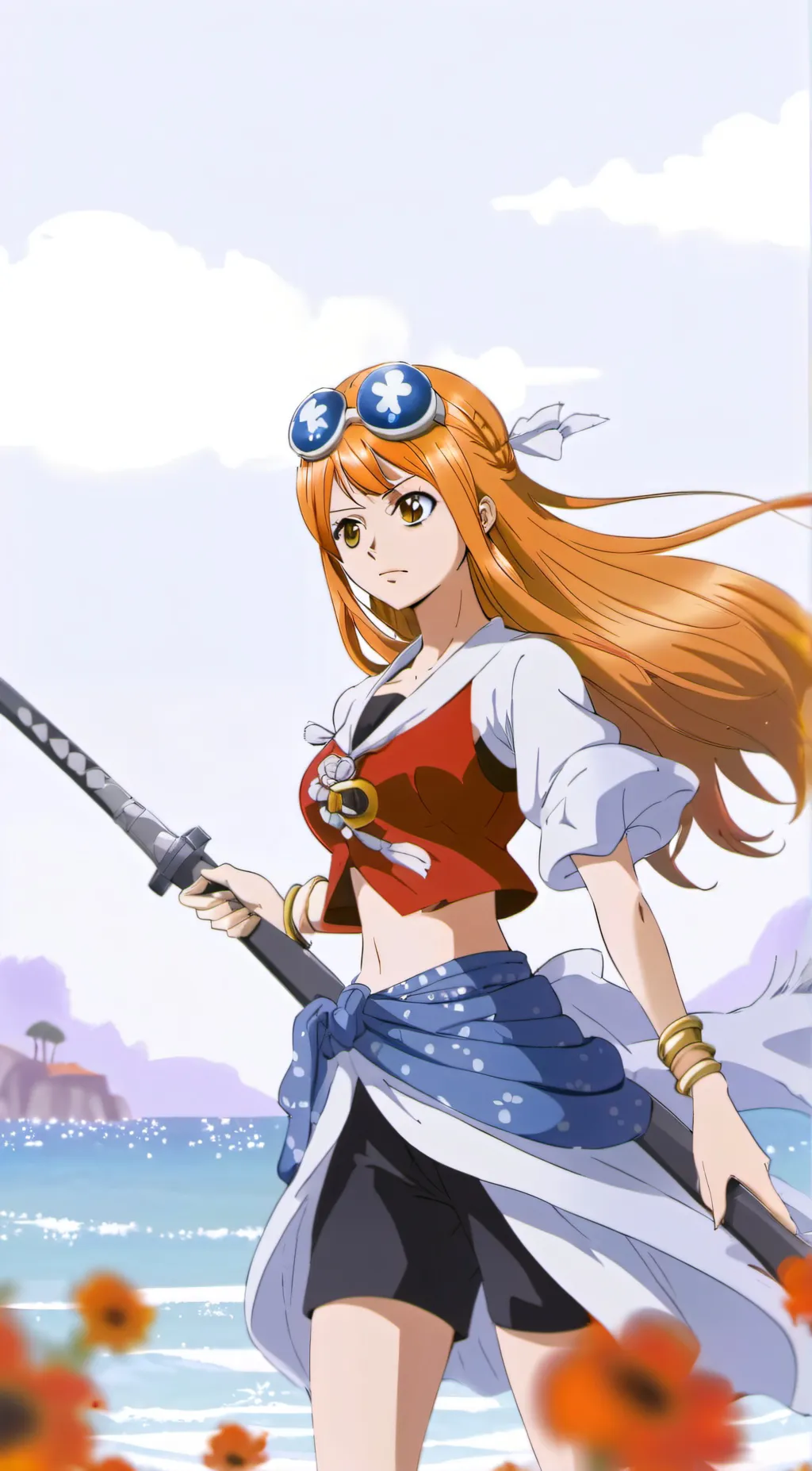 ai character: Nami background