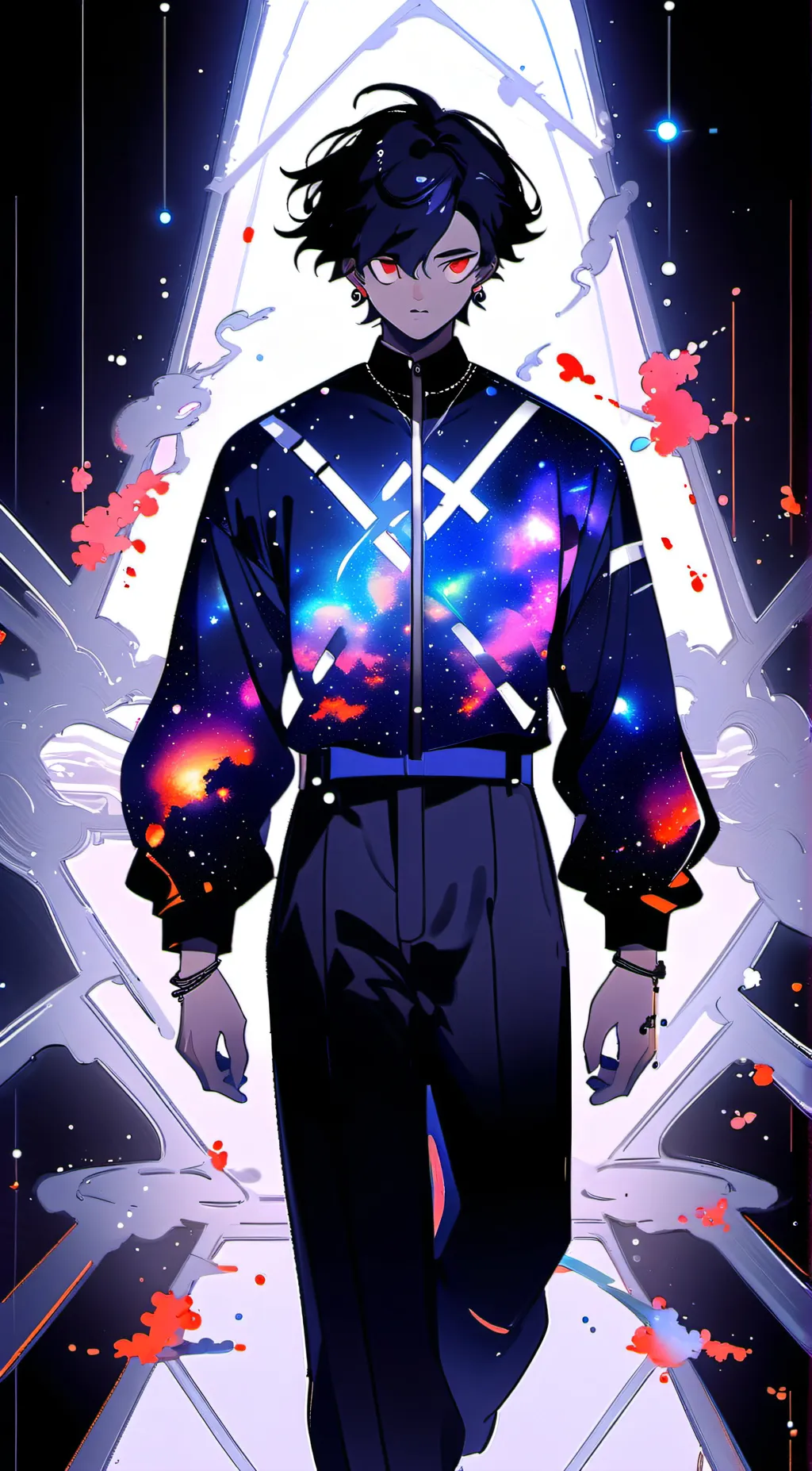 ai character: Rain  background